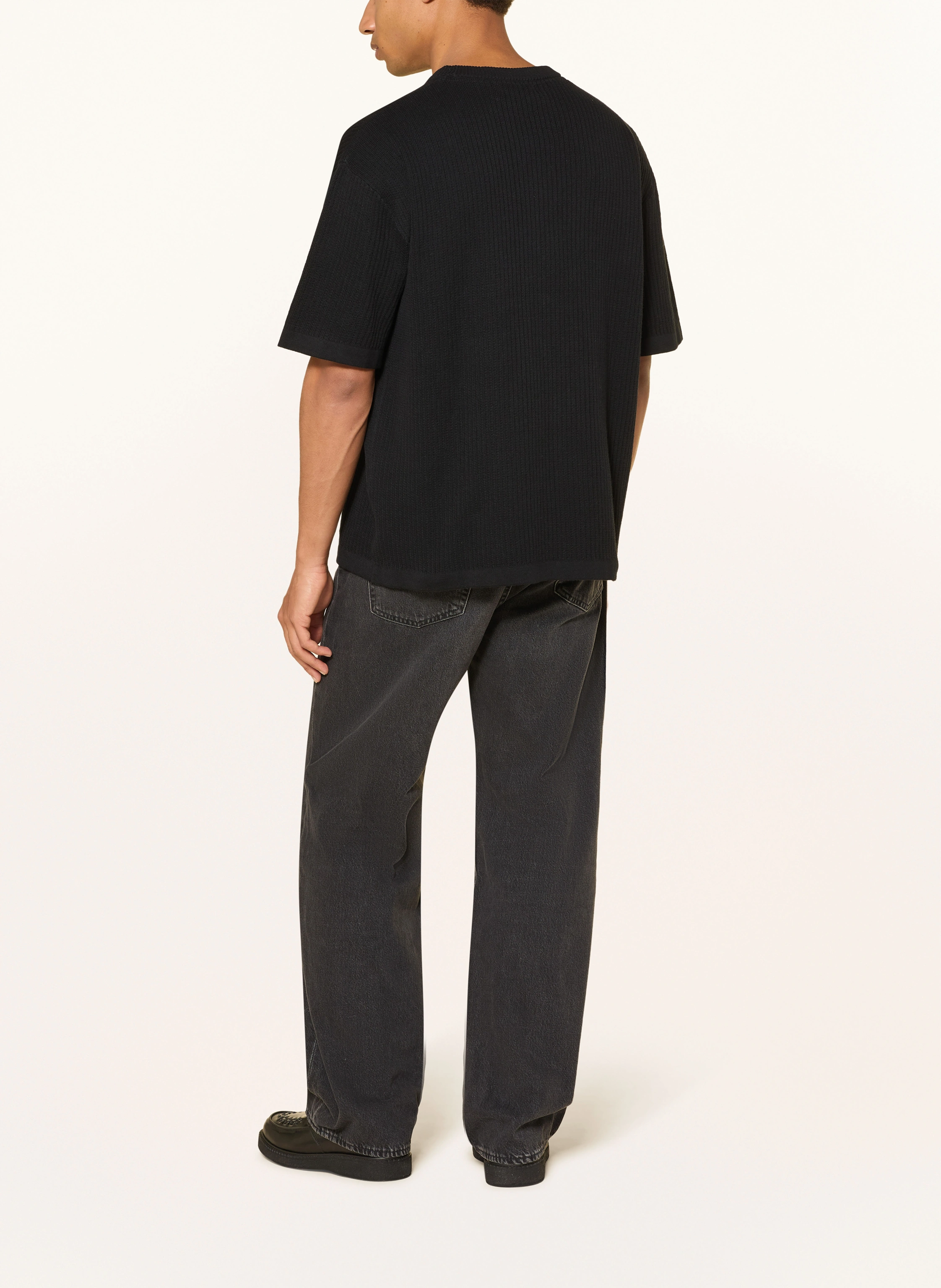 PEGADOR STON Knit Shirt: BLACK