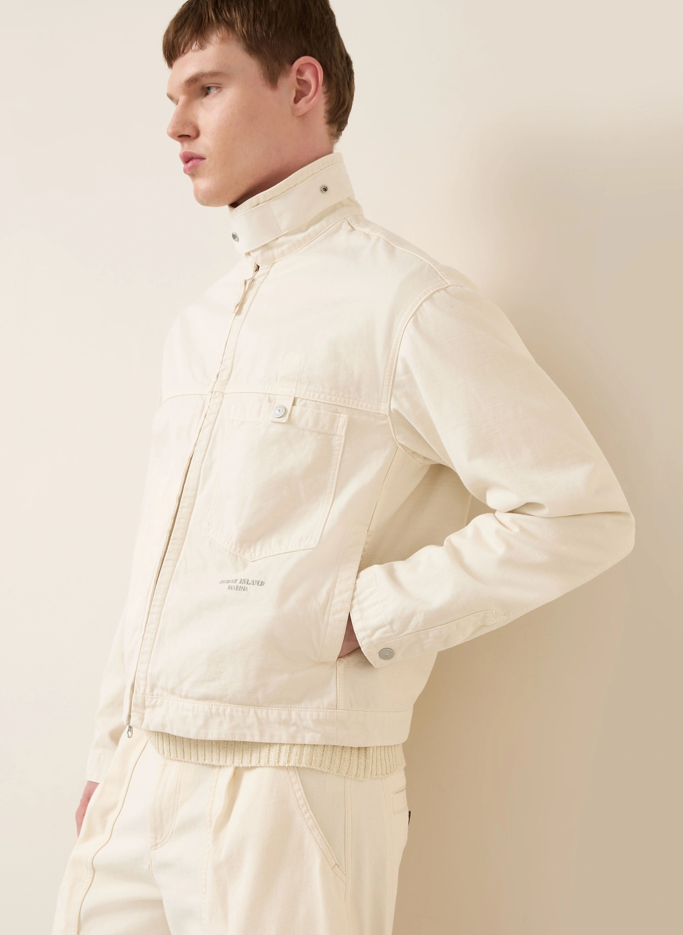 STONE ISLAND Overjakke MARINA: CREME