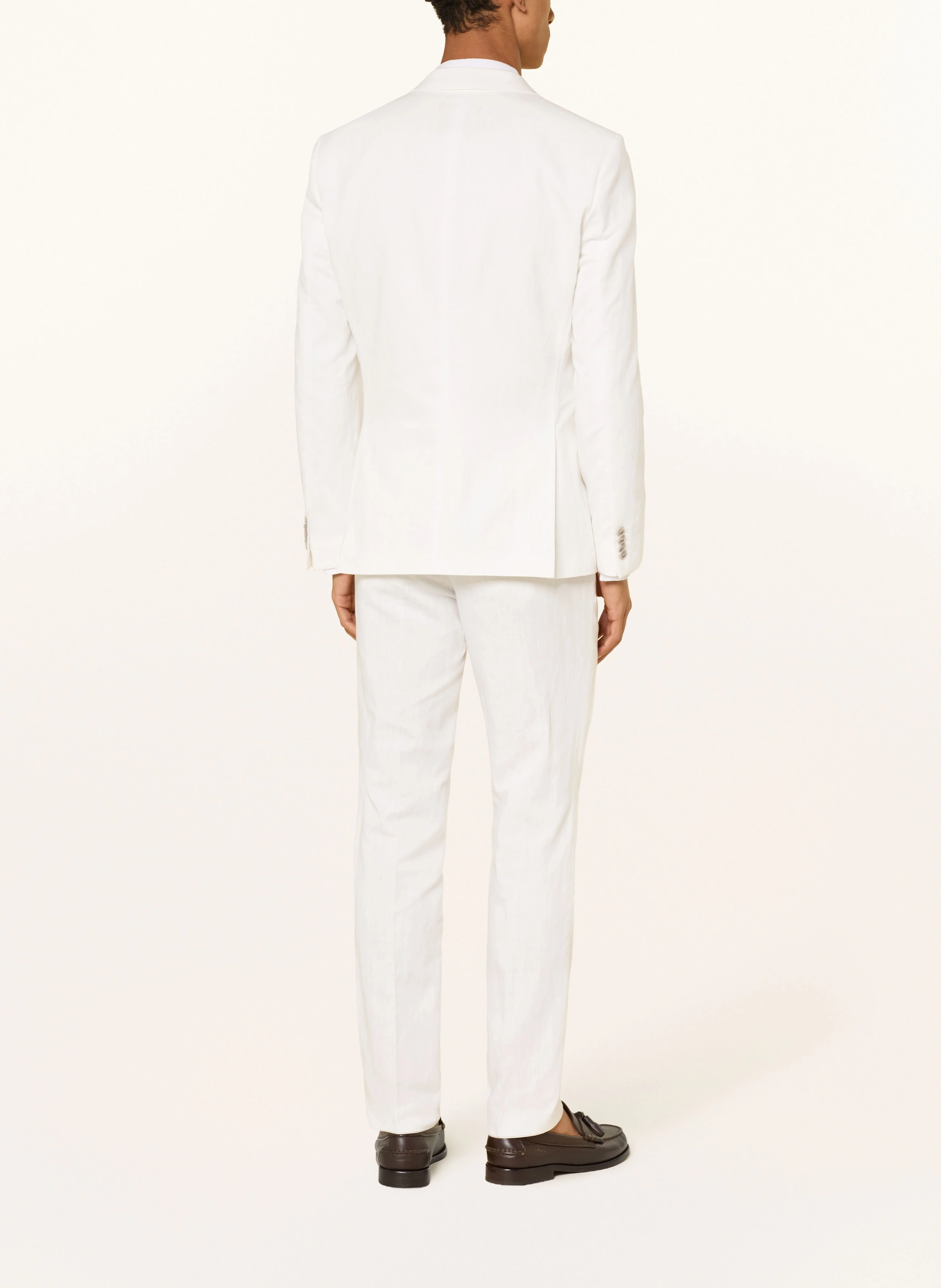 HUGO HENRY/GETLIN Slim Fit Suit: WHITE