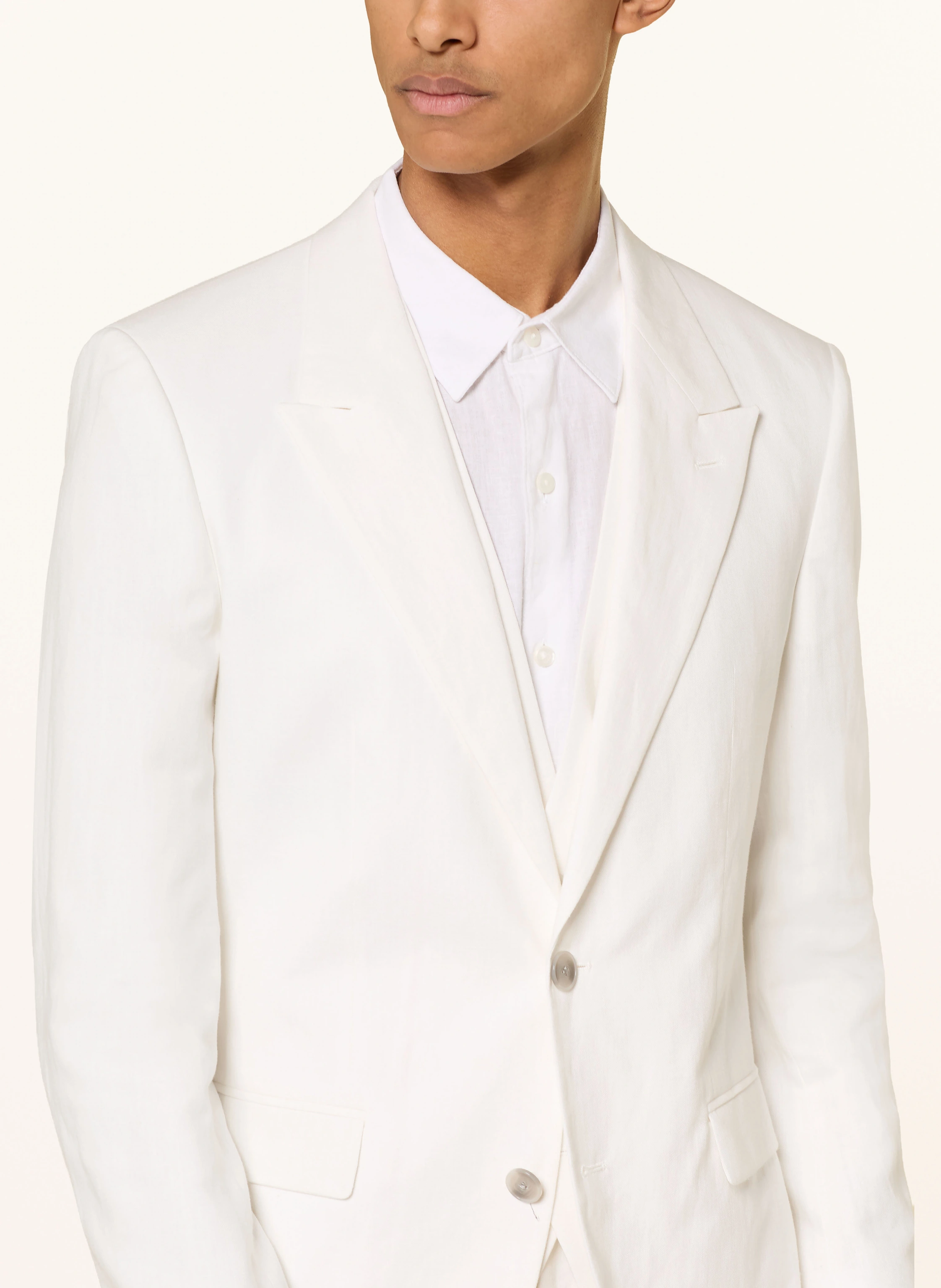 HUGO HENRY/GETLIN Slim Fit Suit: WHITE