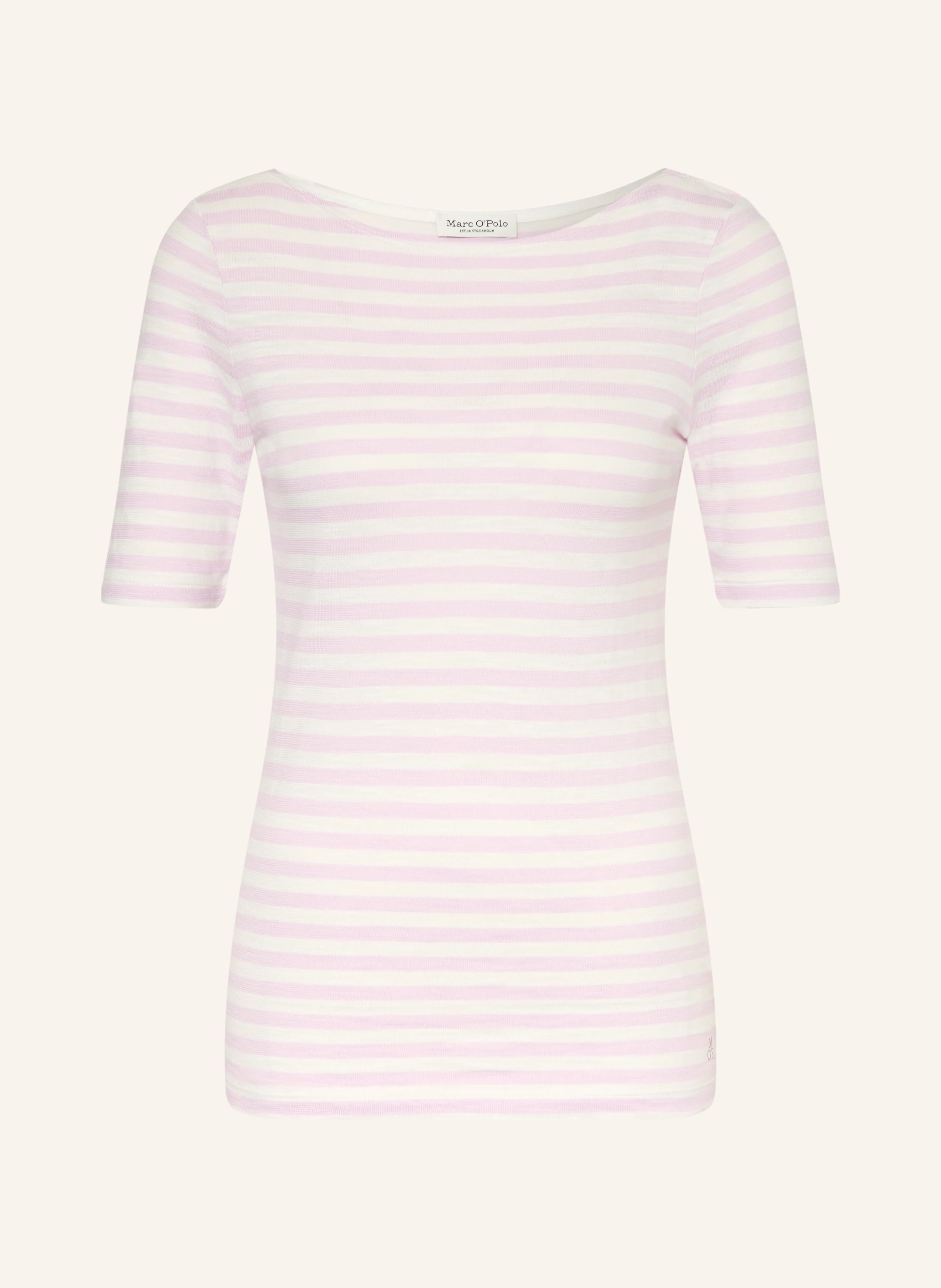 Marc O'Polo T-shirt: WHITE / PINK