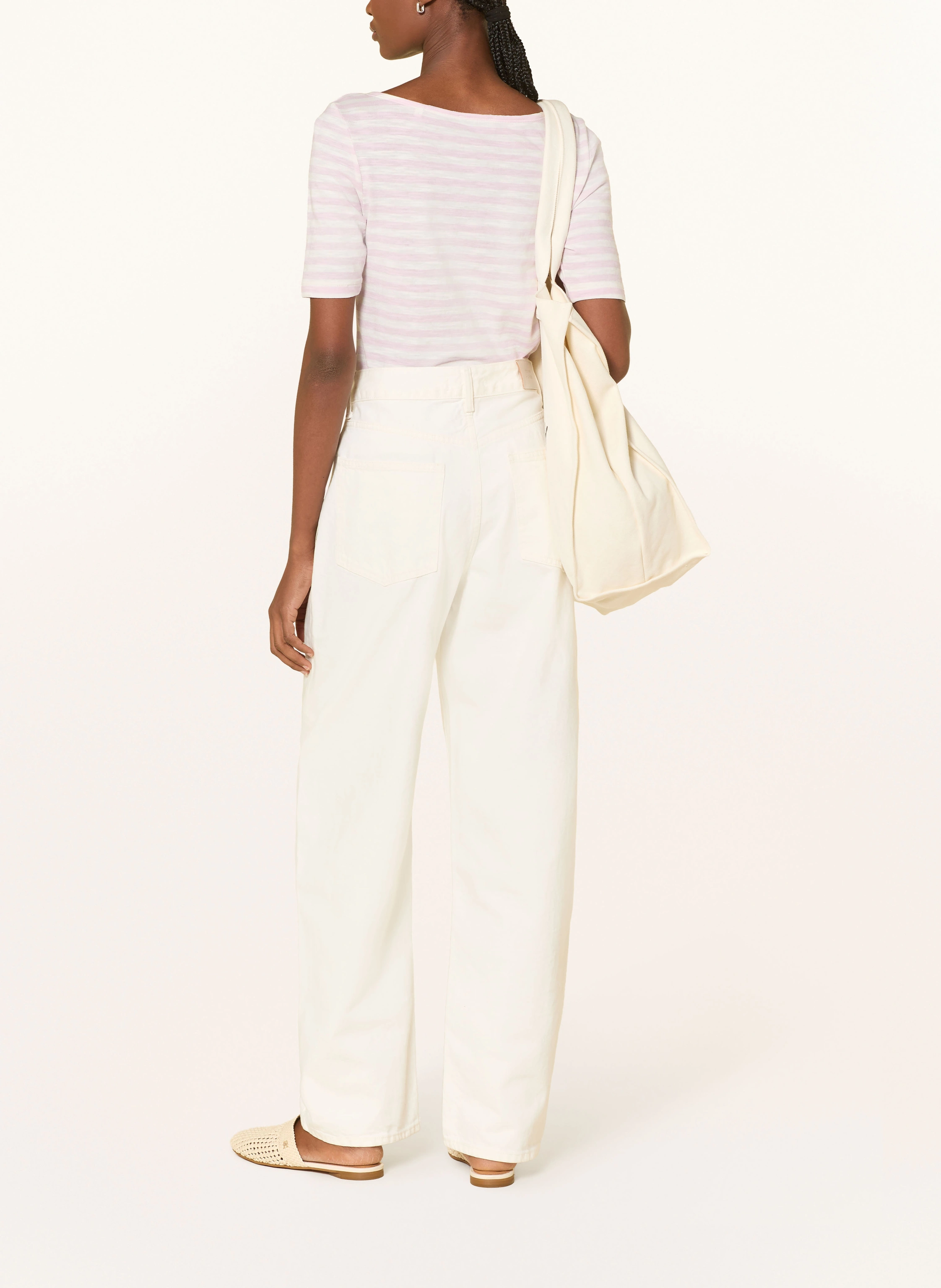 Marc O'Polo T-shirt: WHITE / PINK