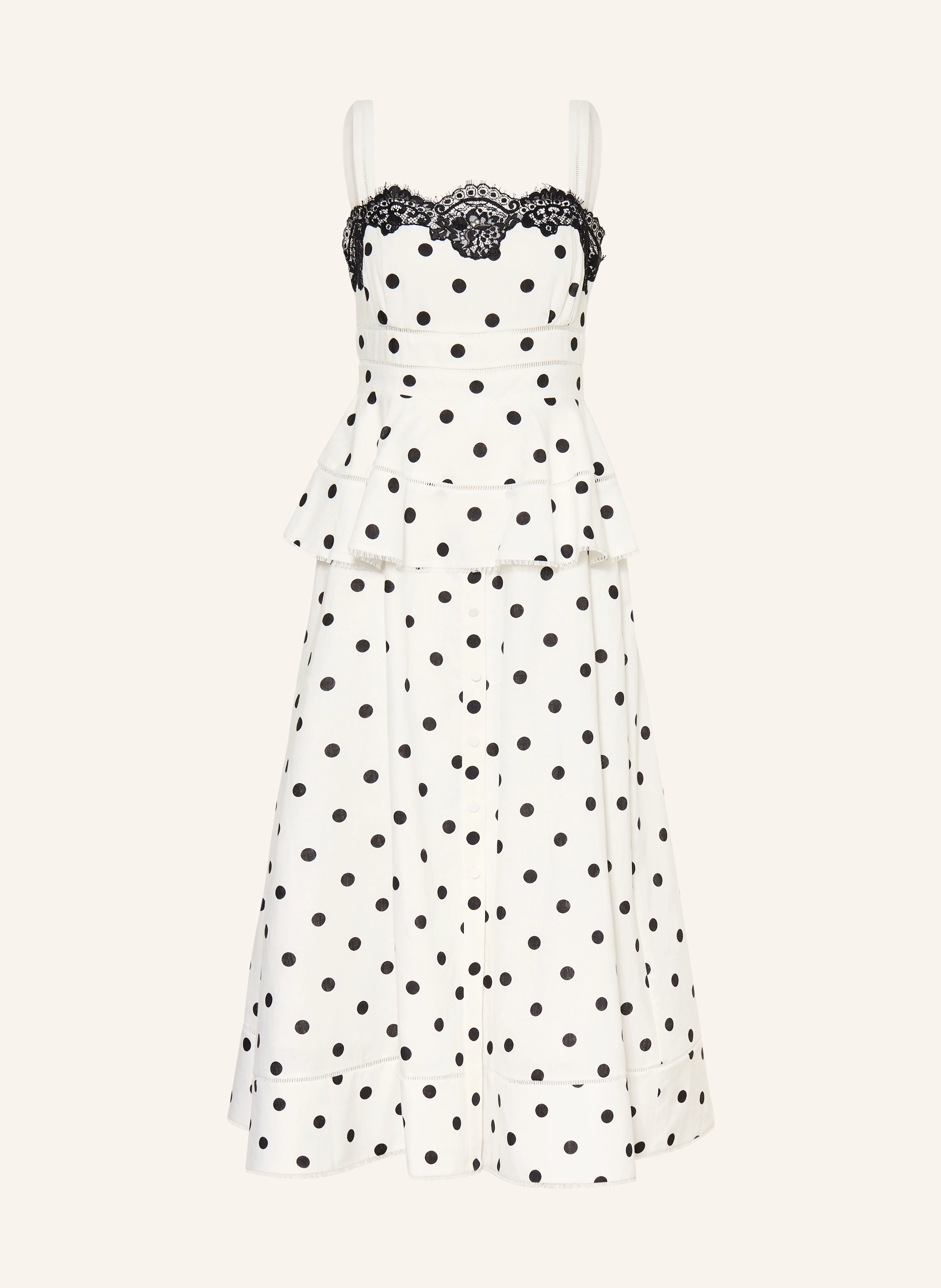 self portrait black white dress Black Crepe Short Sleeve Mini Dress main image 0
