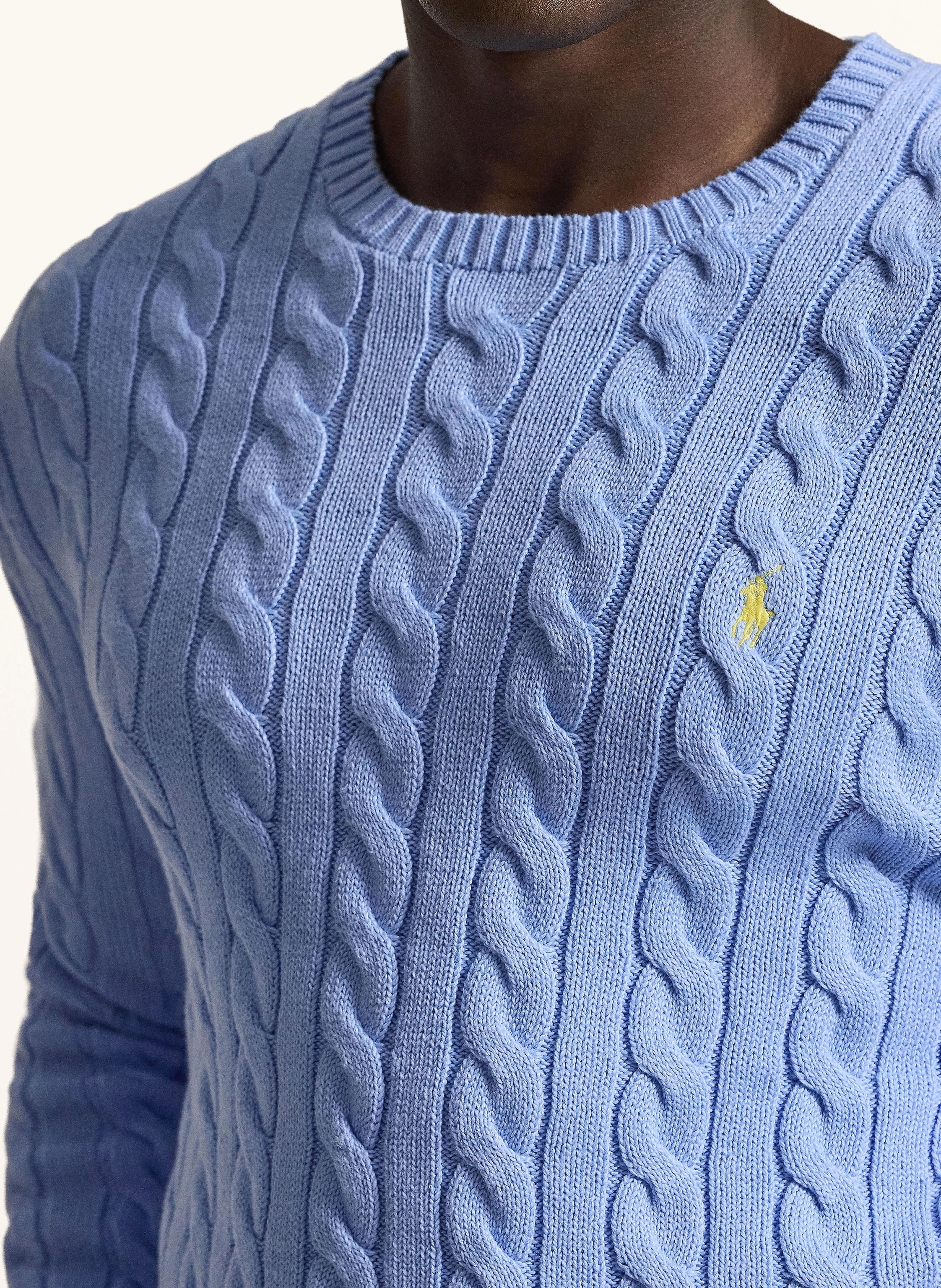 POLO RALPH LAUREN Big & Tall sweater: LIGHT BLUE