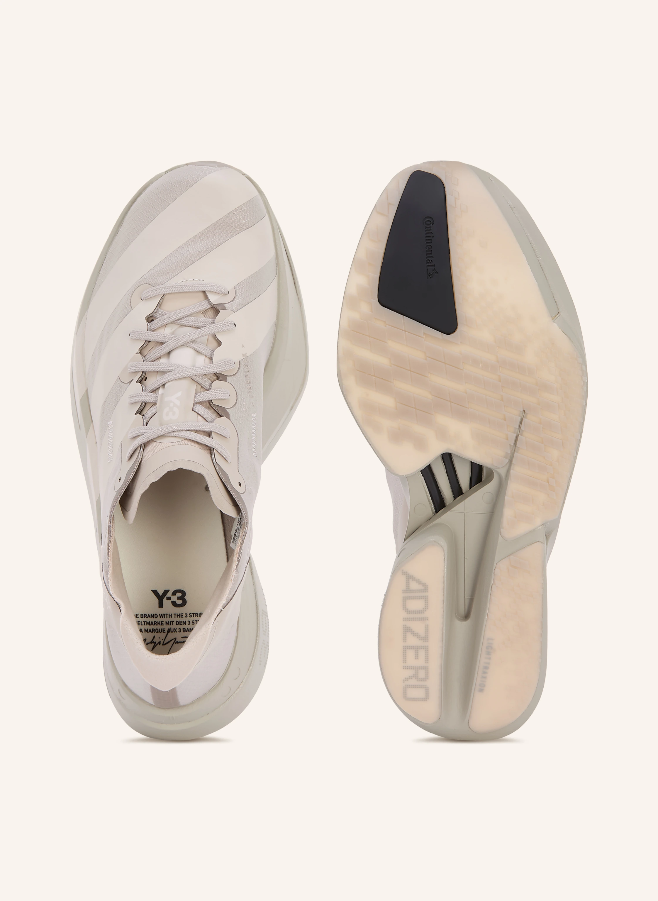 Y-3 Pantofi de alergare Y-3 ADIOS PRO 4: GRI DESCHIS