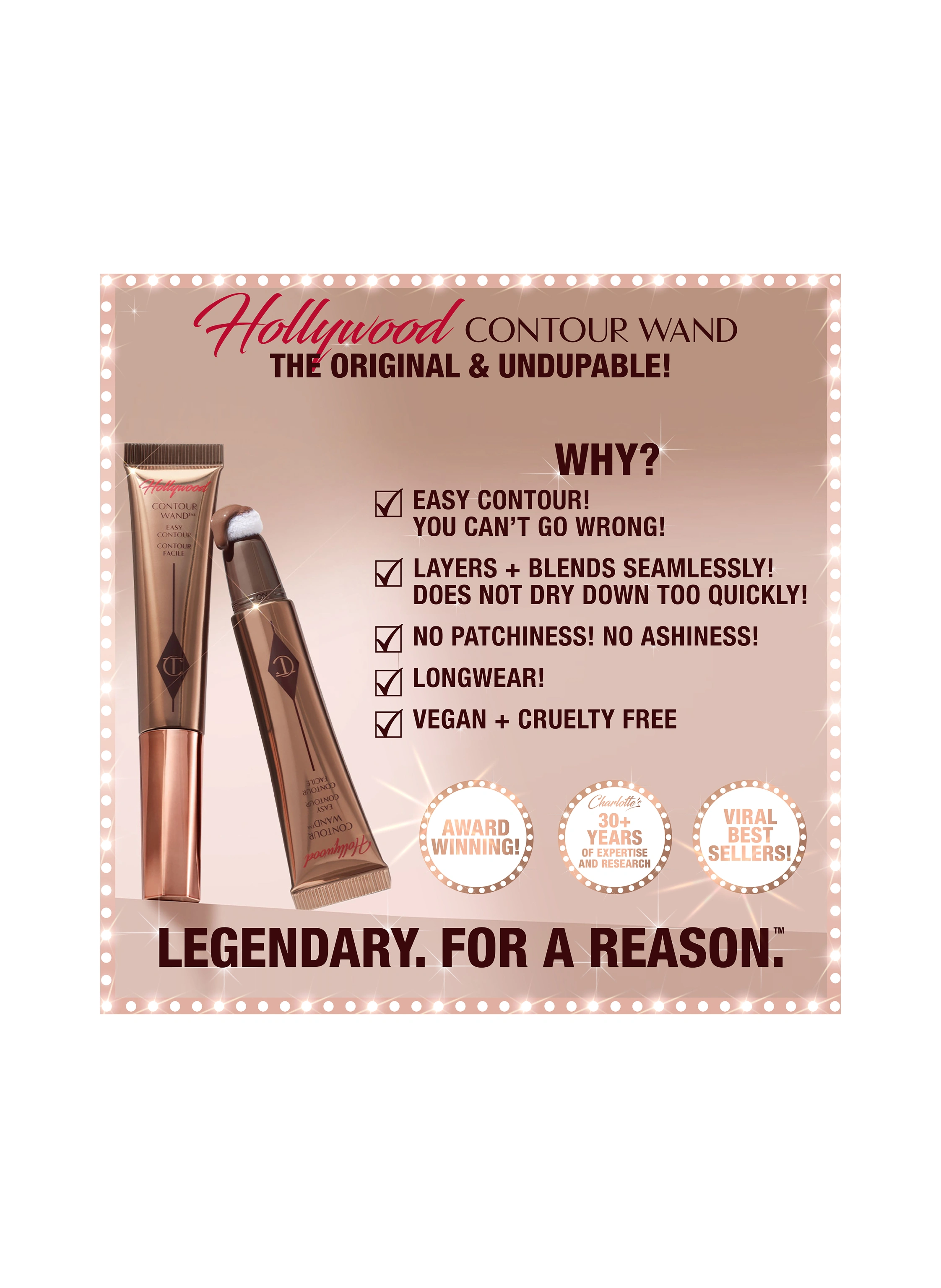 Charlotte Tilbury HOLLYWOOD CONTOUR WAND: TAN/DEEP