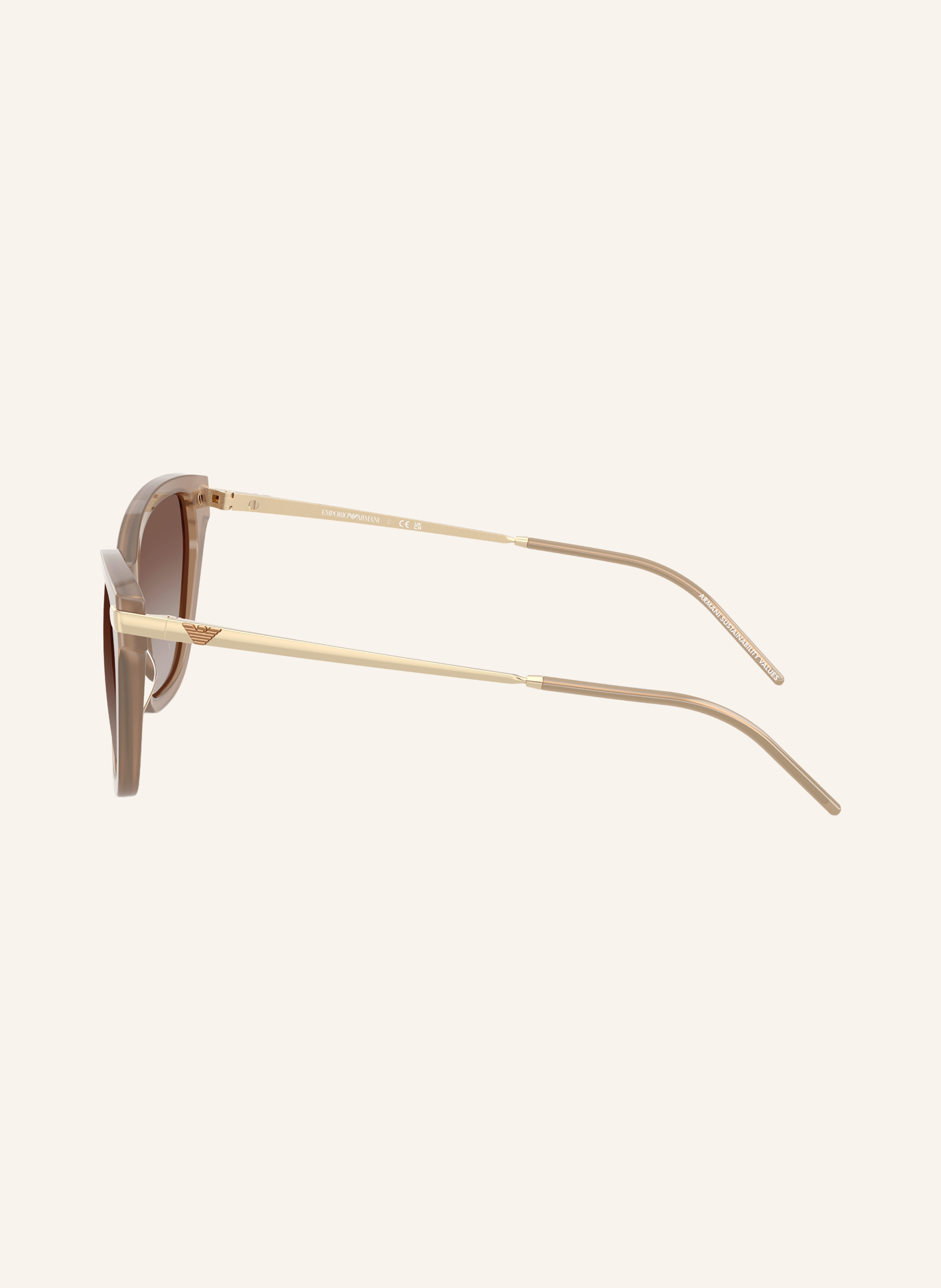 EMPORIO ARMANI Ochelari de soare EA4251: MARO DESCHIS/ MARO DESCHIS DEGRADAT