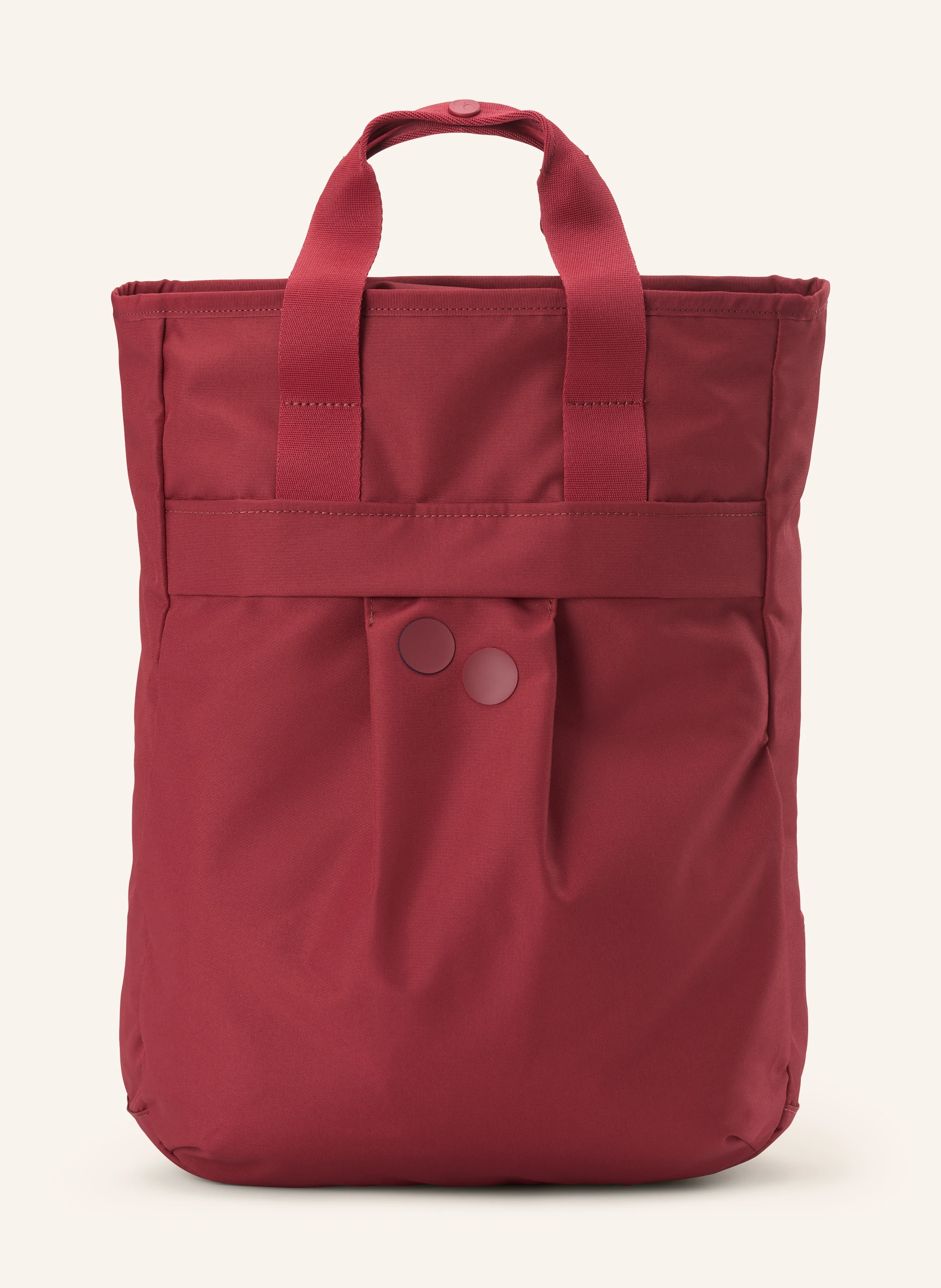 pinqponq KOMO backpack with laptop compartment: DARK RED
