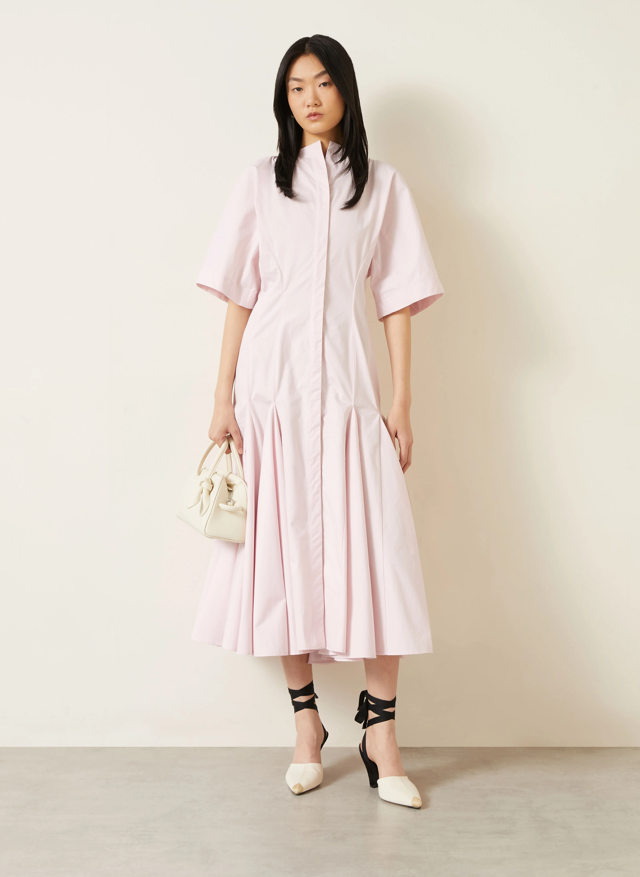 JACQUEMUS LA ROBE MOISSON Dress in light pink