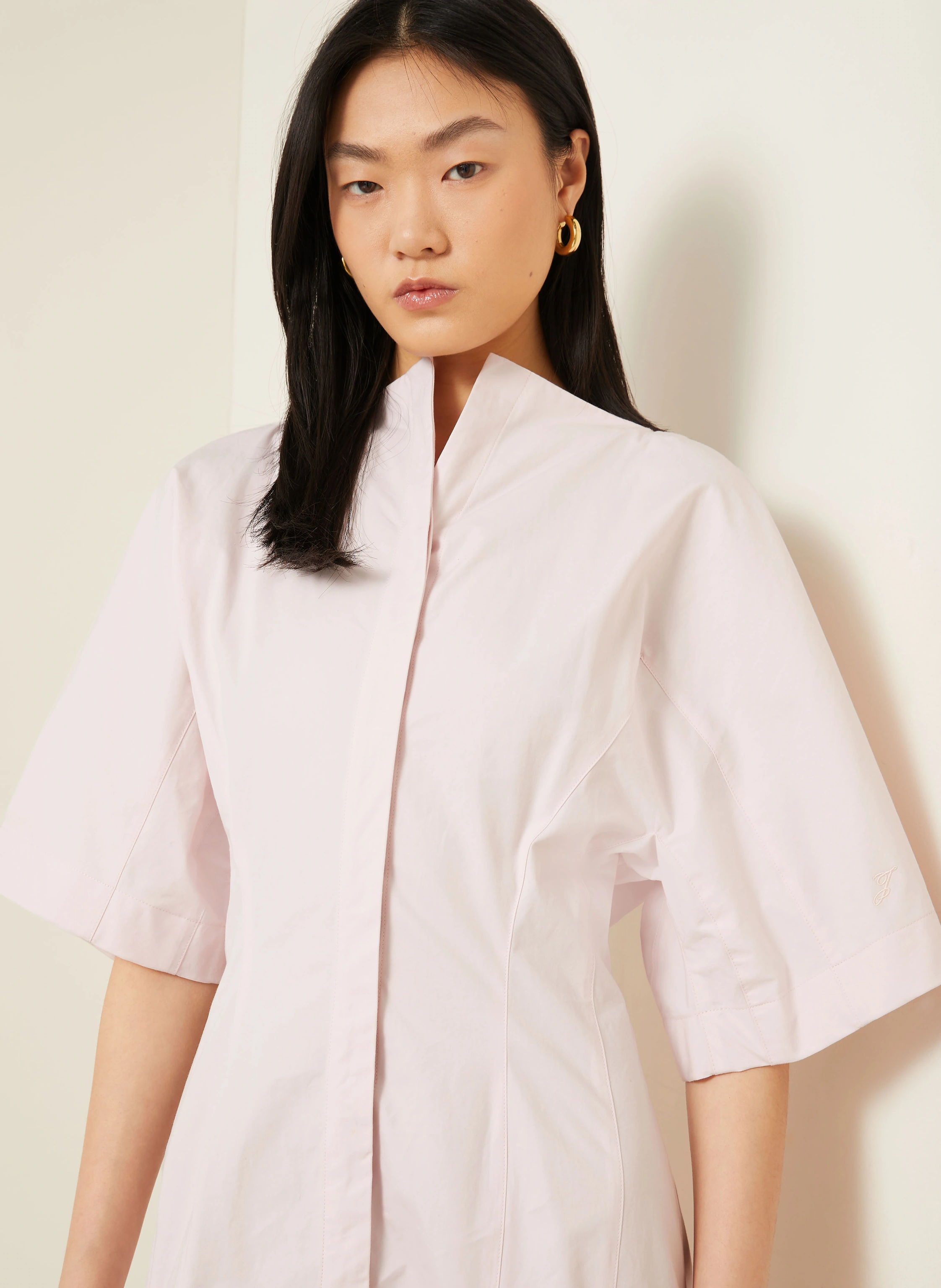JACQUEMUS LA ROBE MOISSON Dress in light pink