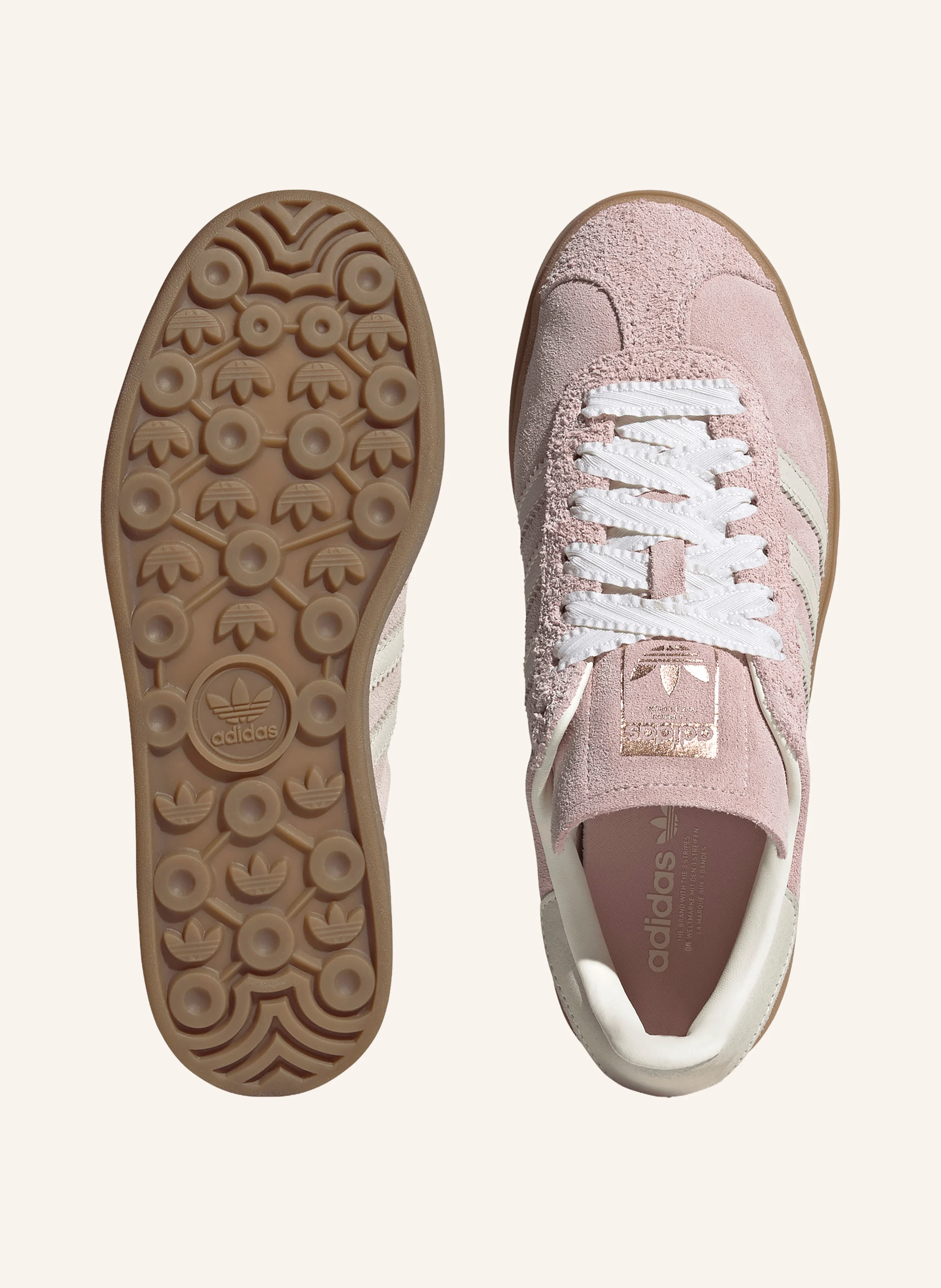 adidas gazelle silver green womens Adidas Gazelle ADV Ecru Tint/Focus Olive/Gum – curbskateshop main image 1