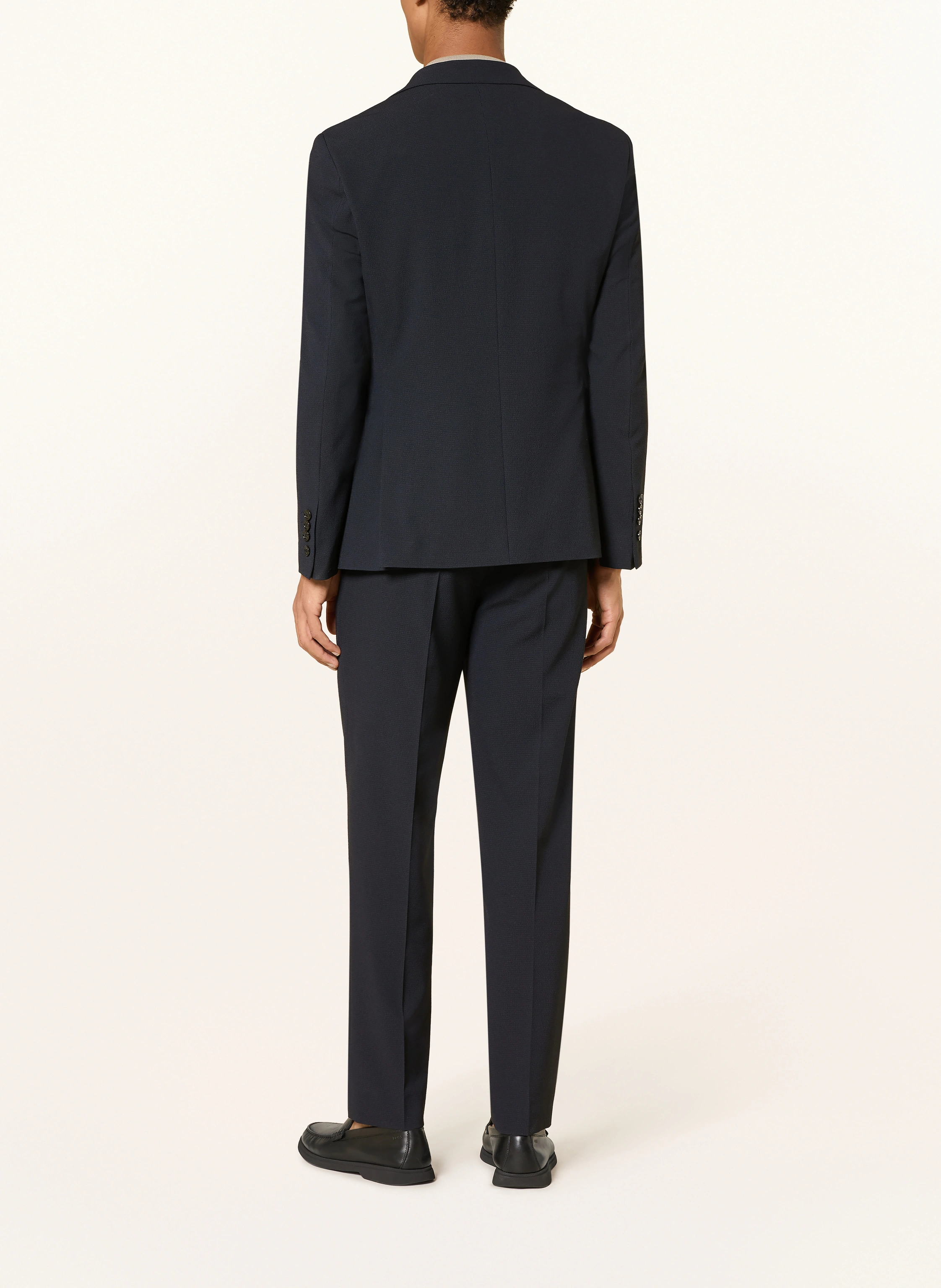 JOOP! HODGE-RIVER-jakkesæt, slim fit: MØRKEBLÅ