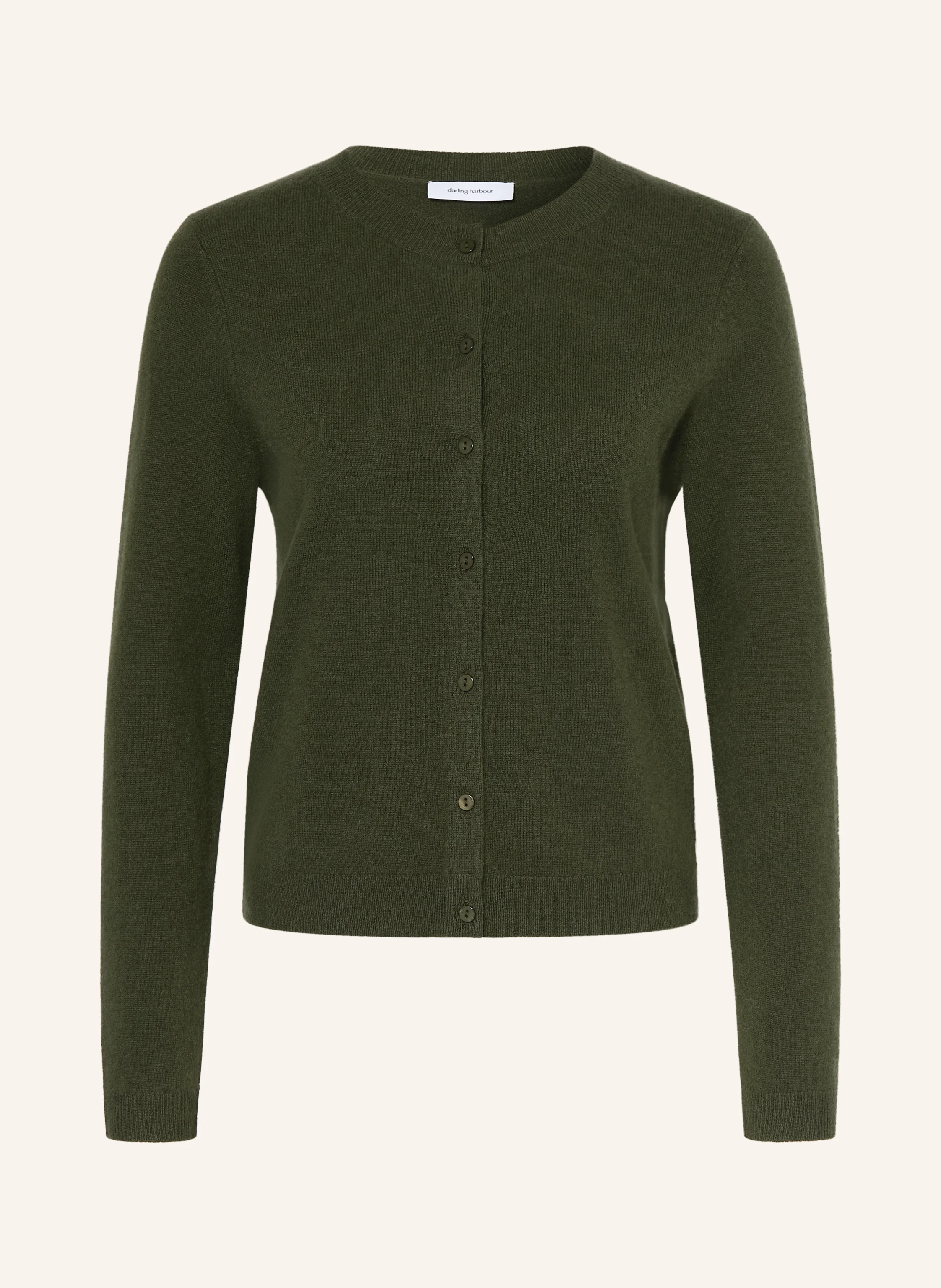 darling harbour Cashmere cardigan: FOREST GREEN