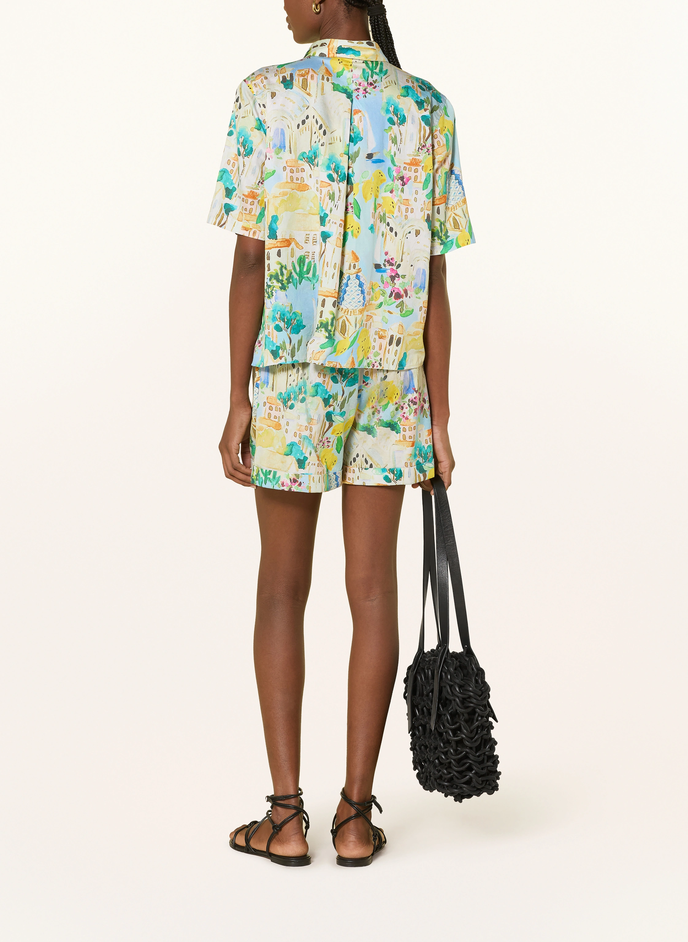 0039 ITALY Shirt: YELLOW / GREEN / LIGHT BLUE