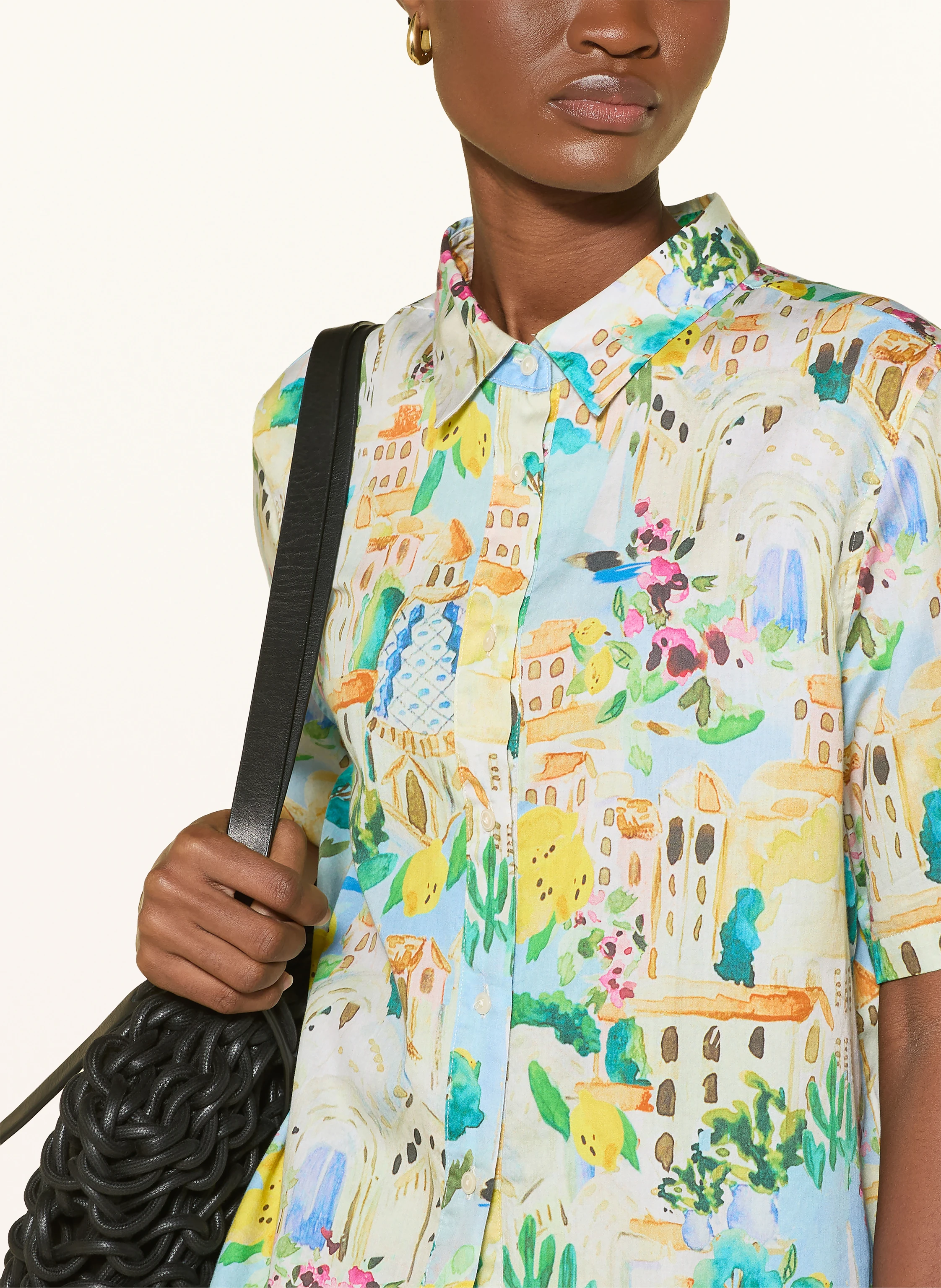 0039 ITALY Shirt: YELLOW / GREEN / LIGHT BLUE