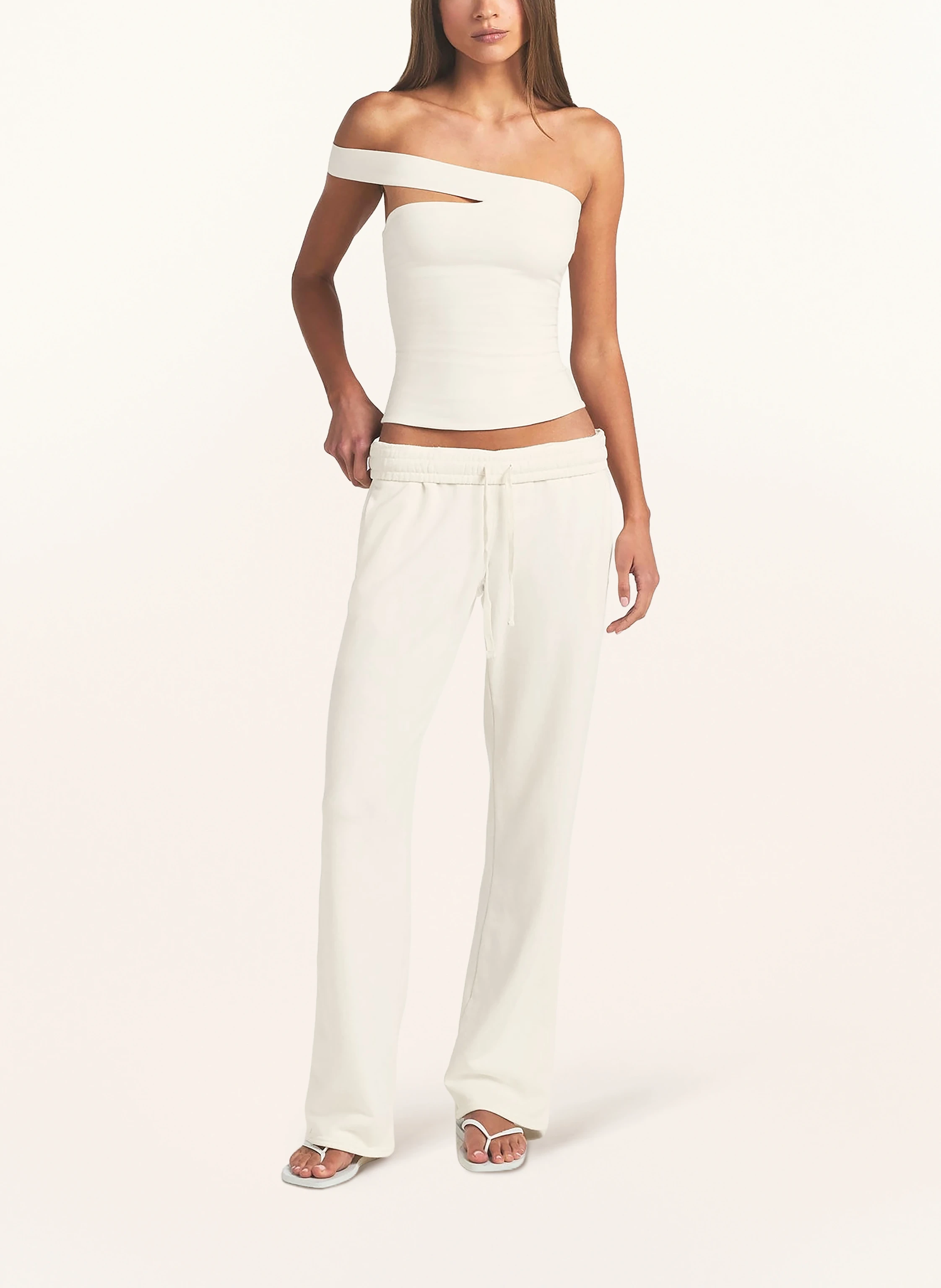 SKIMS French Terry Lounge Sweatpants: ECRU