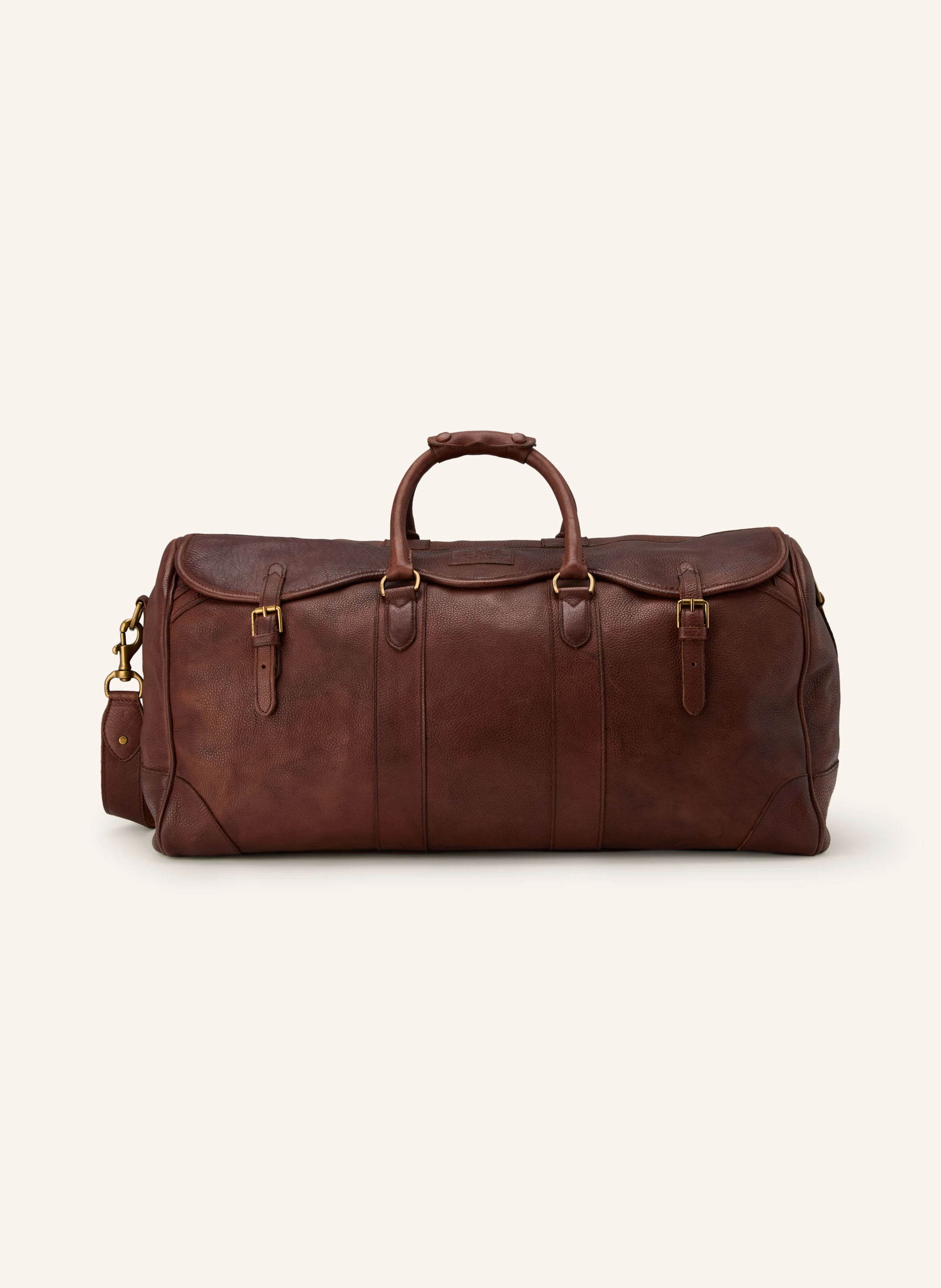 POLO RALPH LAUREN Travel bag in brown / gold