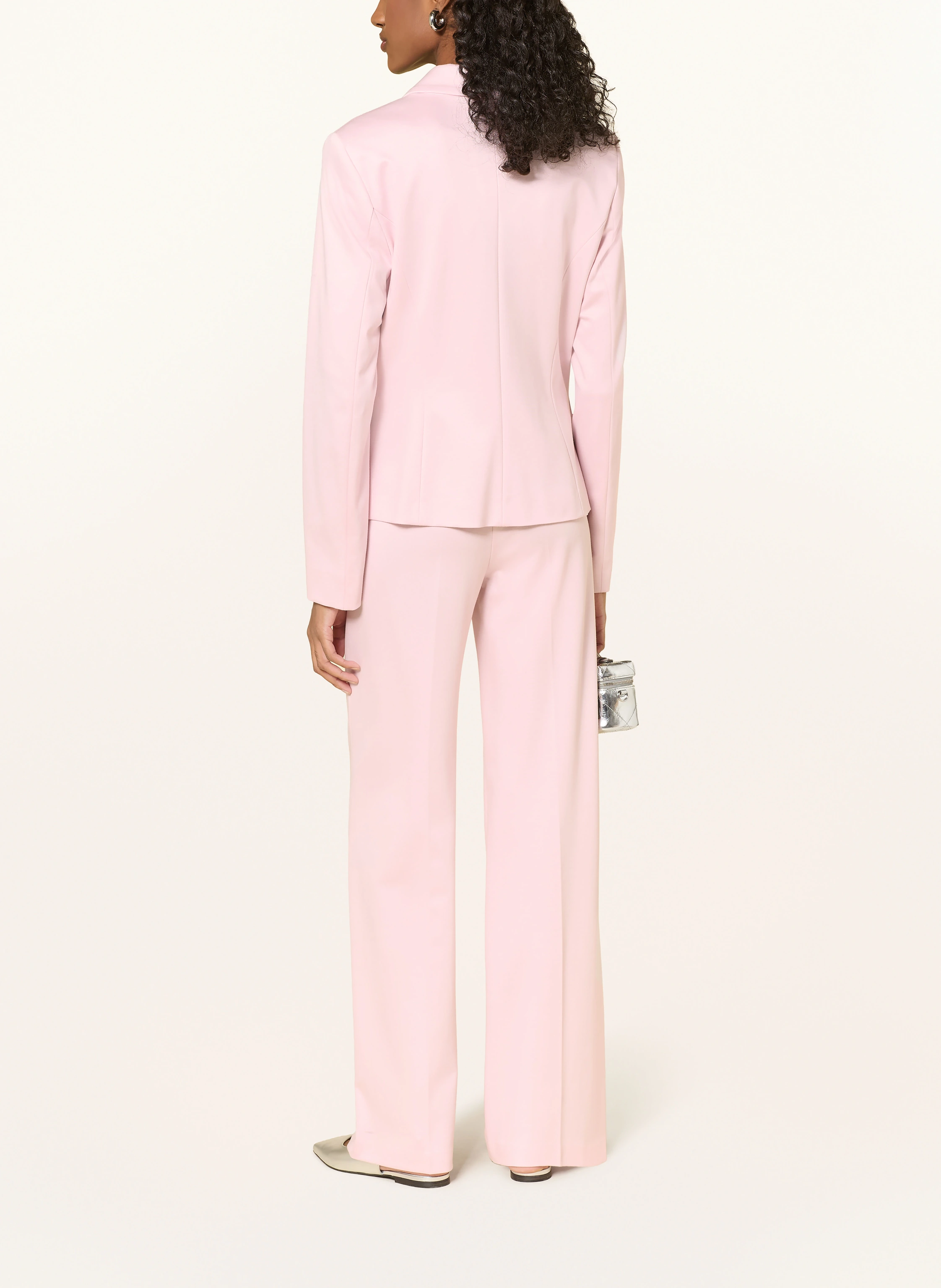 MARC CAIN WINDER jersey marl pants in 208 chalk pink
