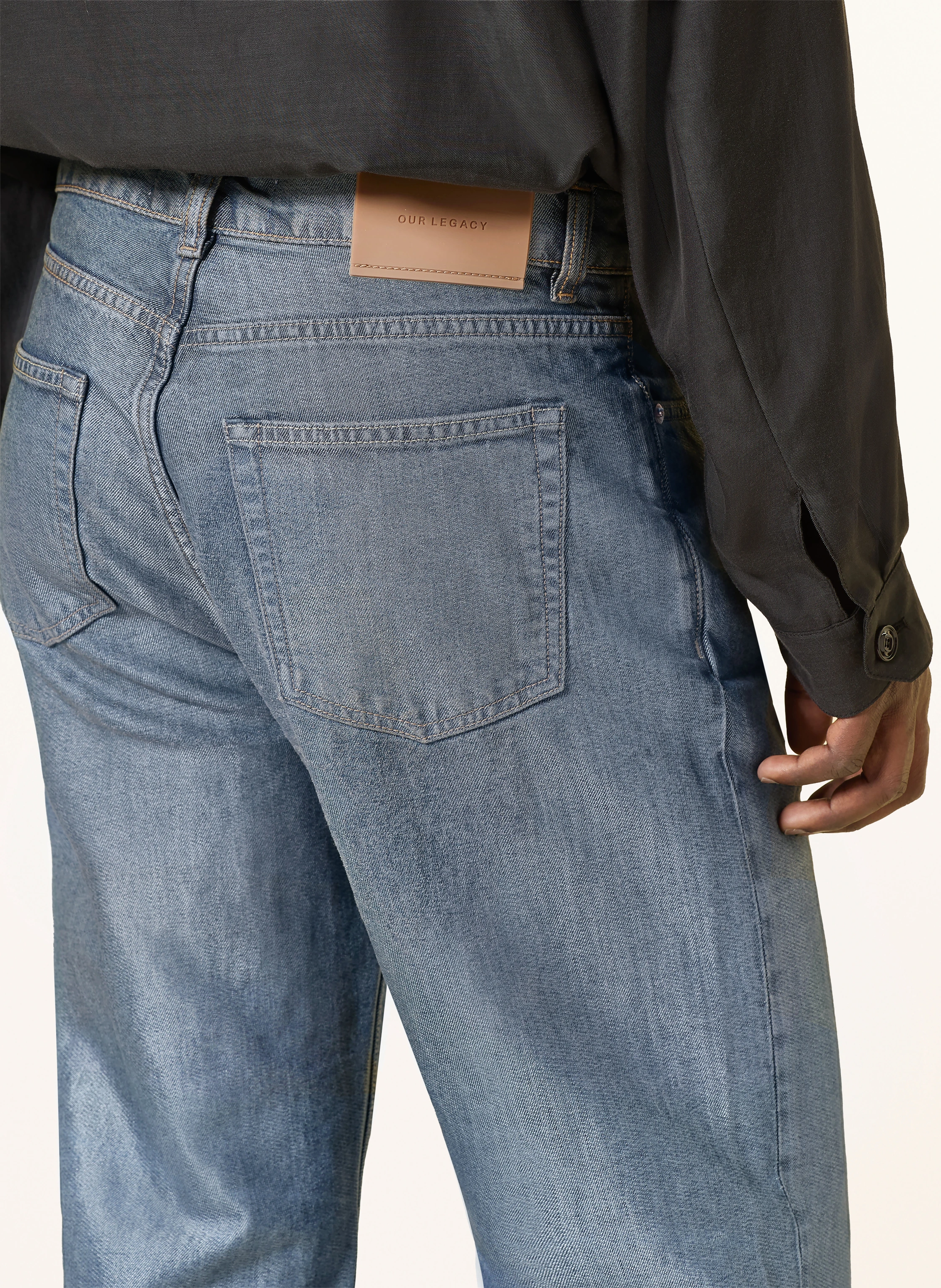 OUR LEGACY CARLSON Regular Fit Jeans in kintsugi wash