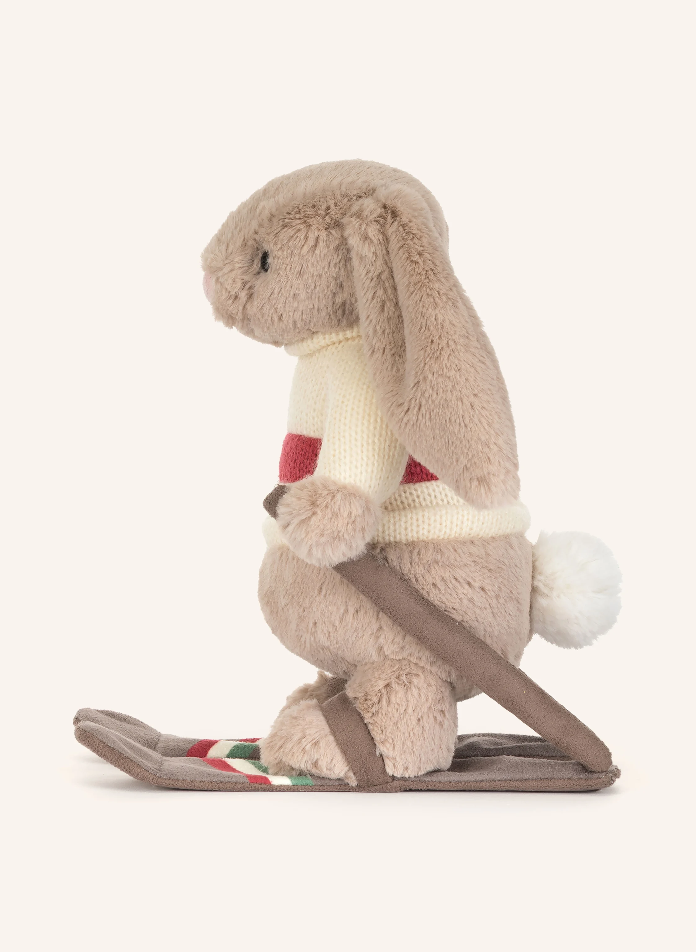 Jellycat Plush Toy BASHFUL BUNNY GOLD MEDAL SKI OUTFIT Height: 20