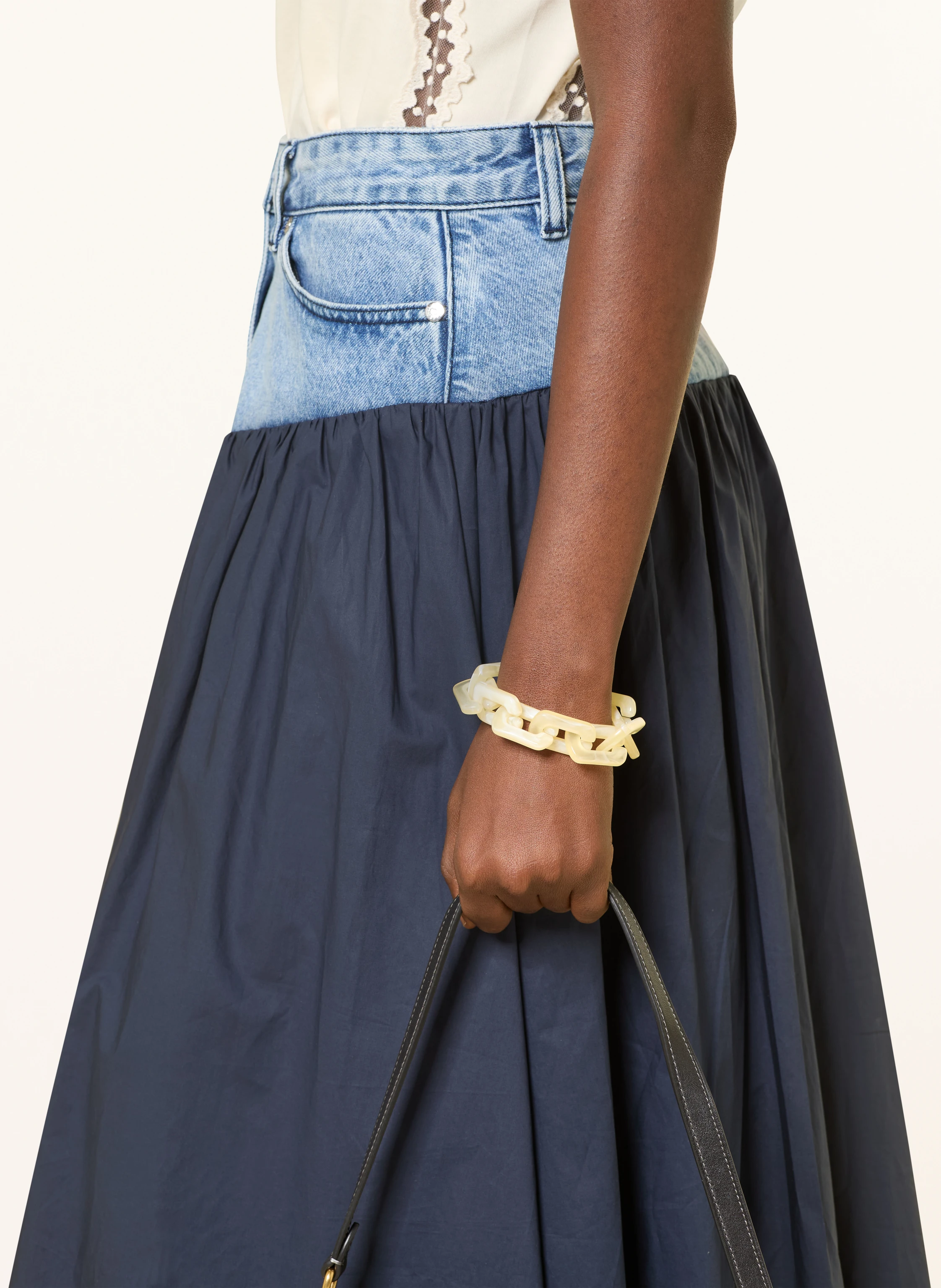 CHEEKY CHAIN MUNICH KELLY Bracelet: CREAM / GOLD