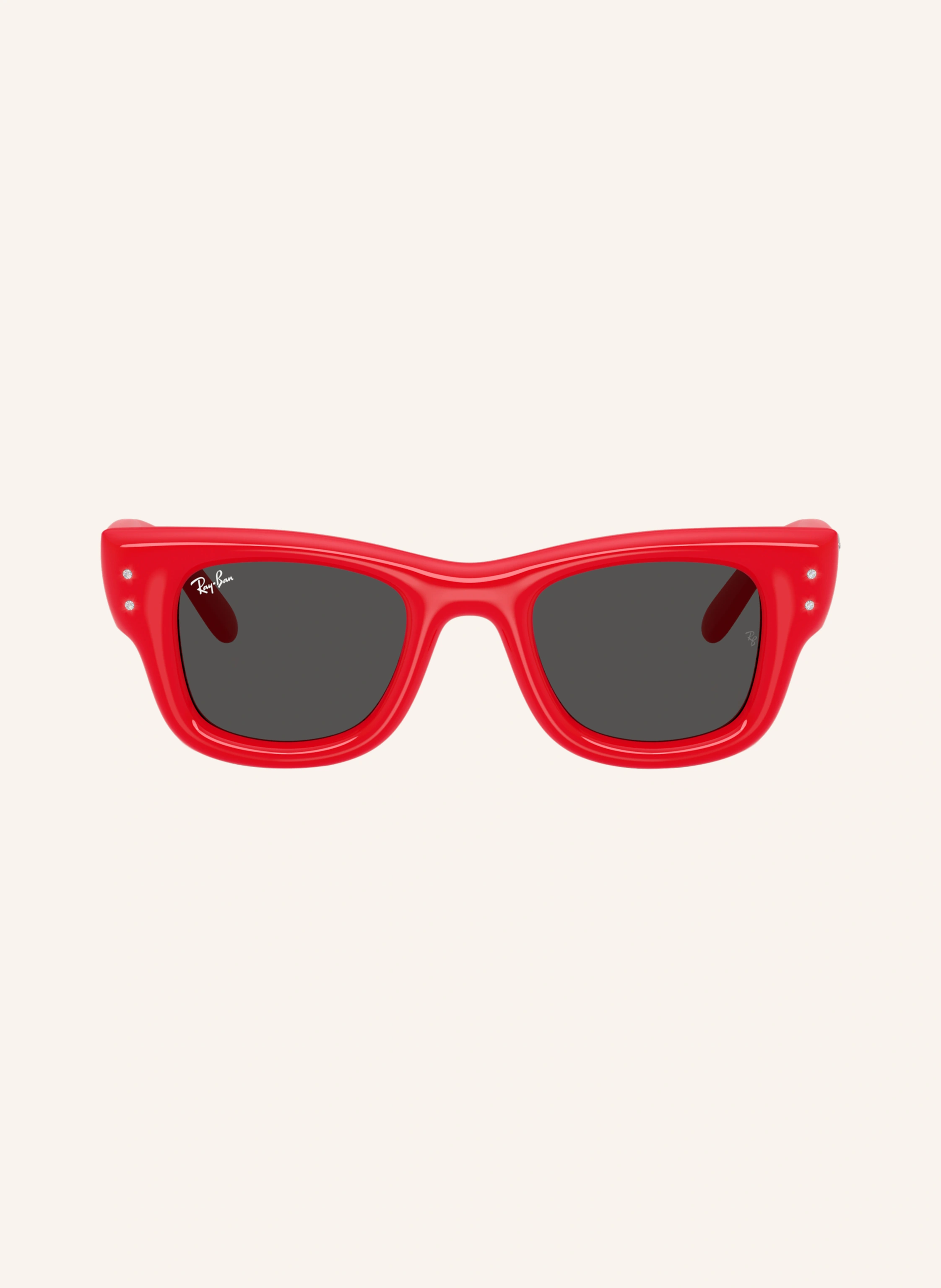 Ray-Ban RB4940B WAYFARER PUFFER Sunglasses: RED/BLACK