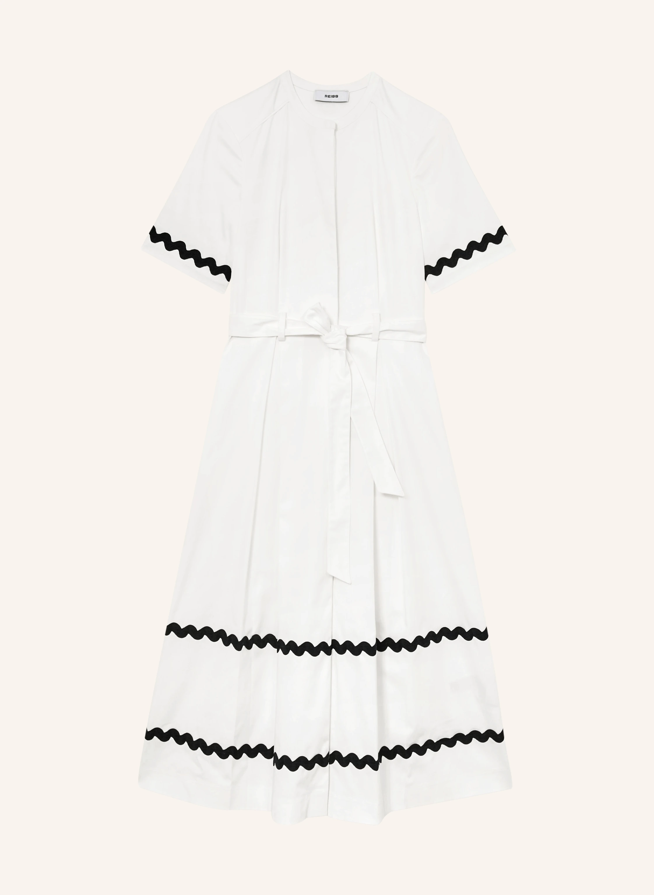cotton midi dress white Endless Dream Midi Shirt Dress White / XS main image 1