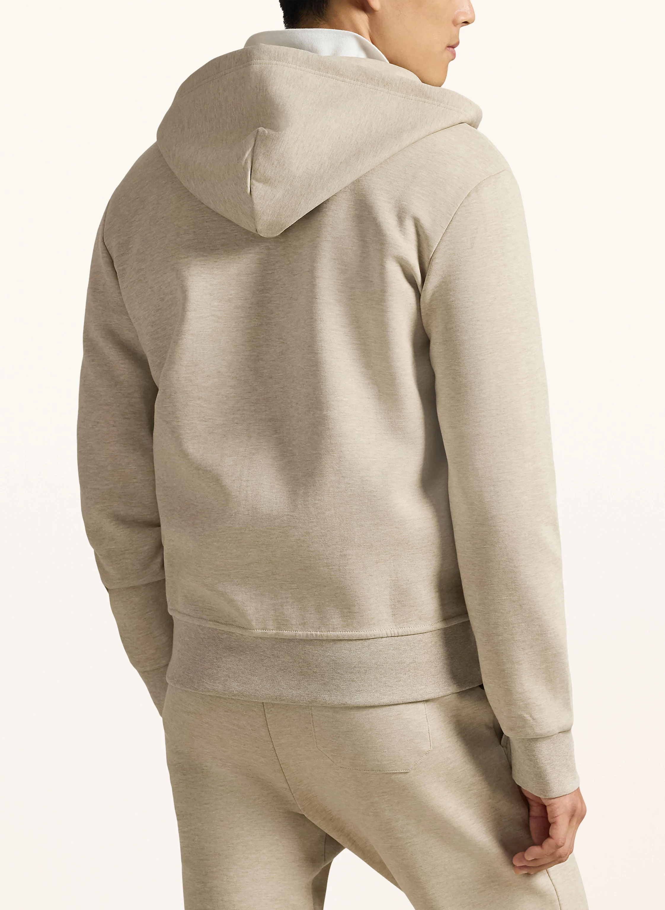 POLO RALPH LAUREN Sweat jacket: LIGHT BROWN