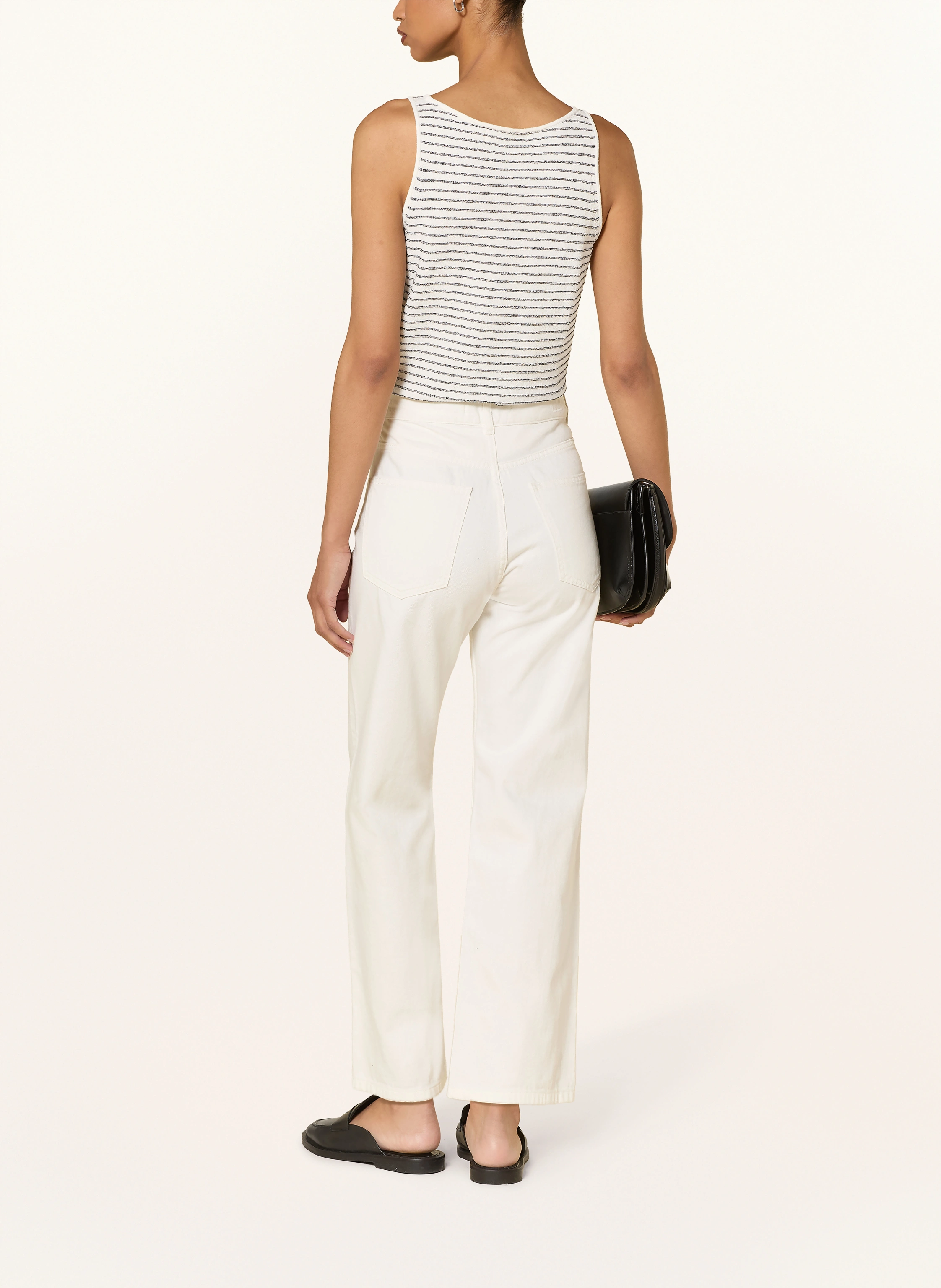InWear Knit Top NOLAIW: WHITE / BLACK