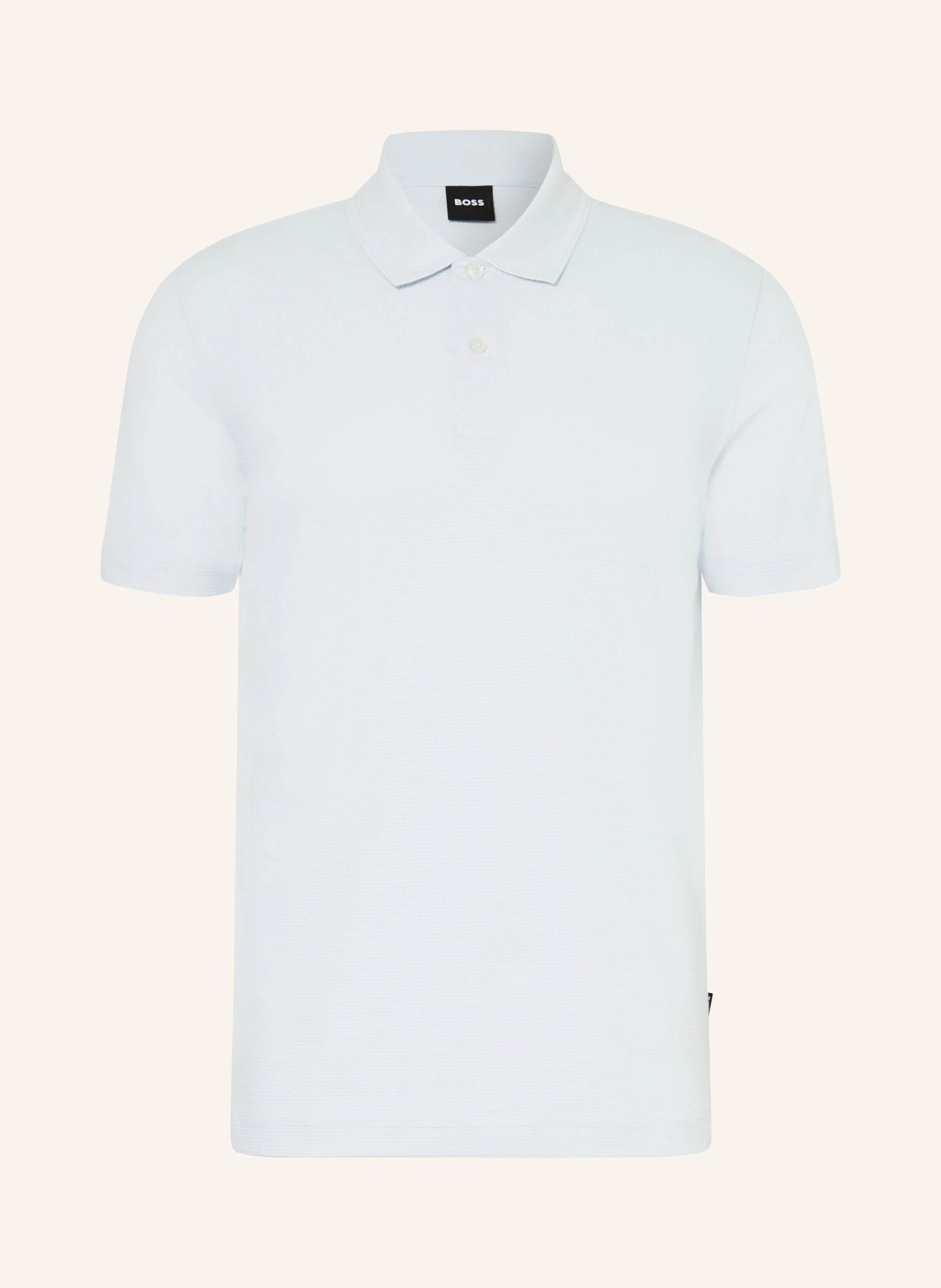 BOSS Polo en piqué PARLAY: BLEU CLAIR