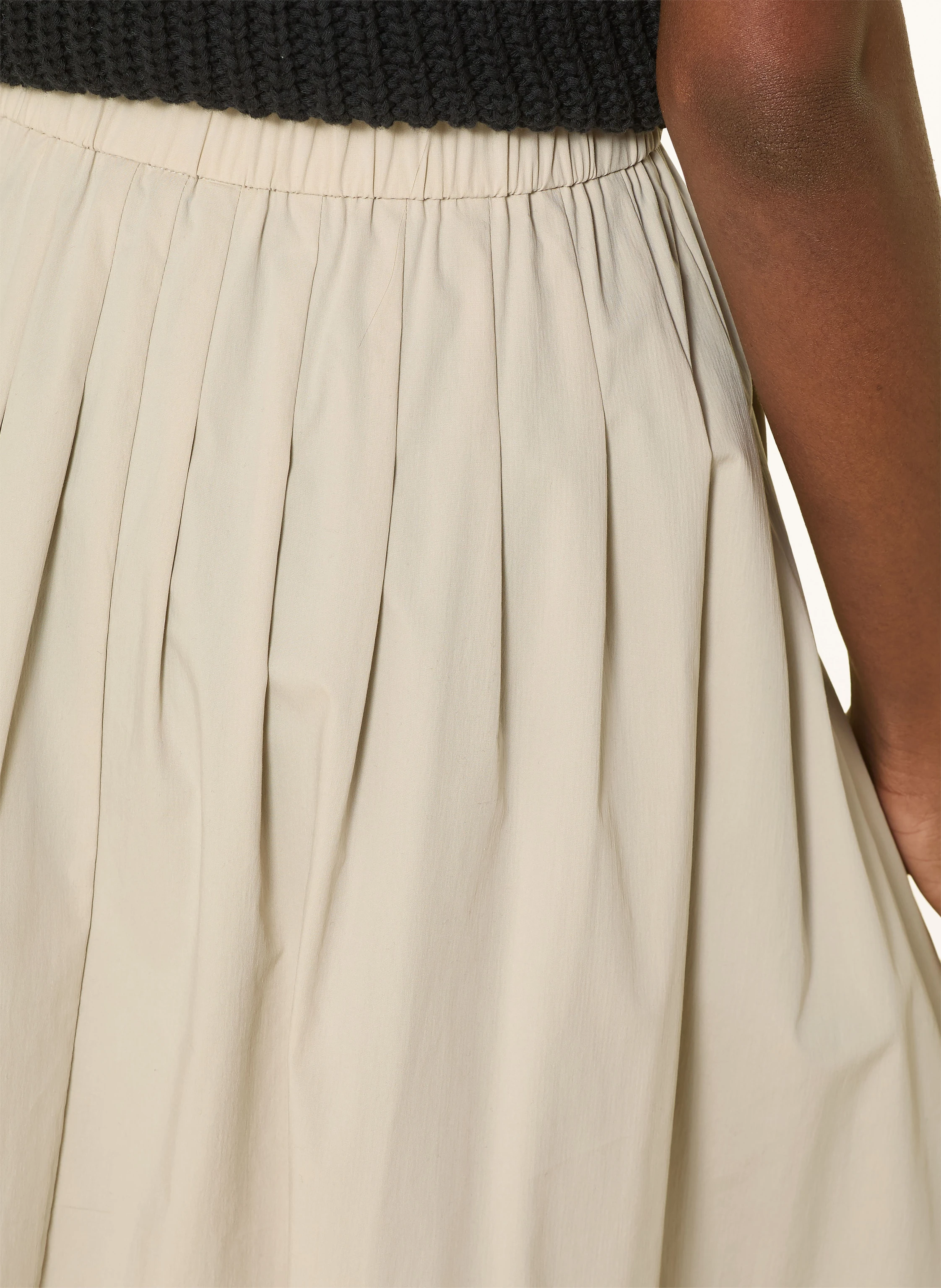 Marc O'Polo Pleated skirt: BEIGE