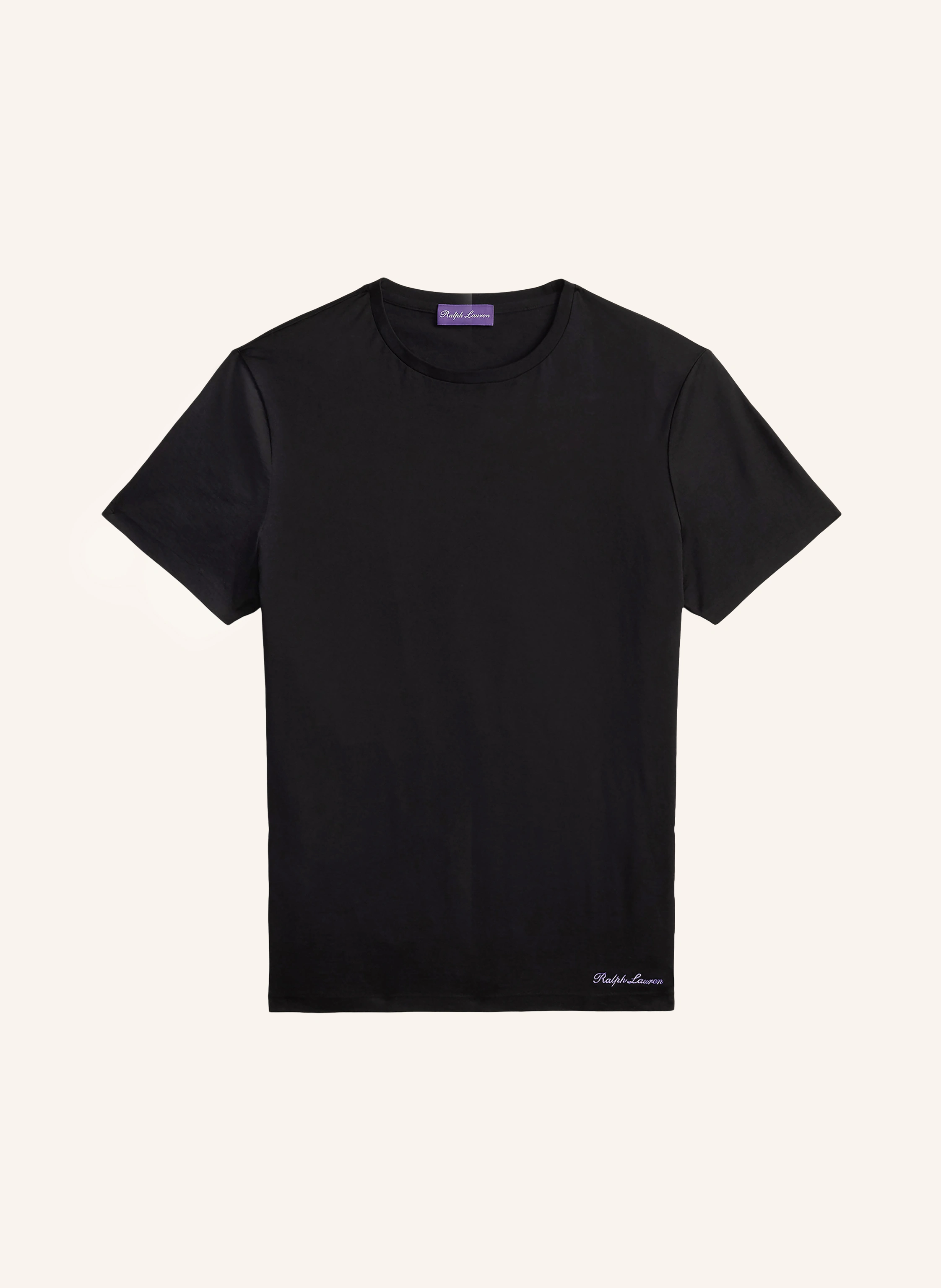 RALPH LAUREN PURPLE LABEL T-shirt in black