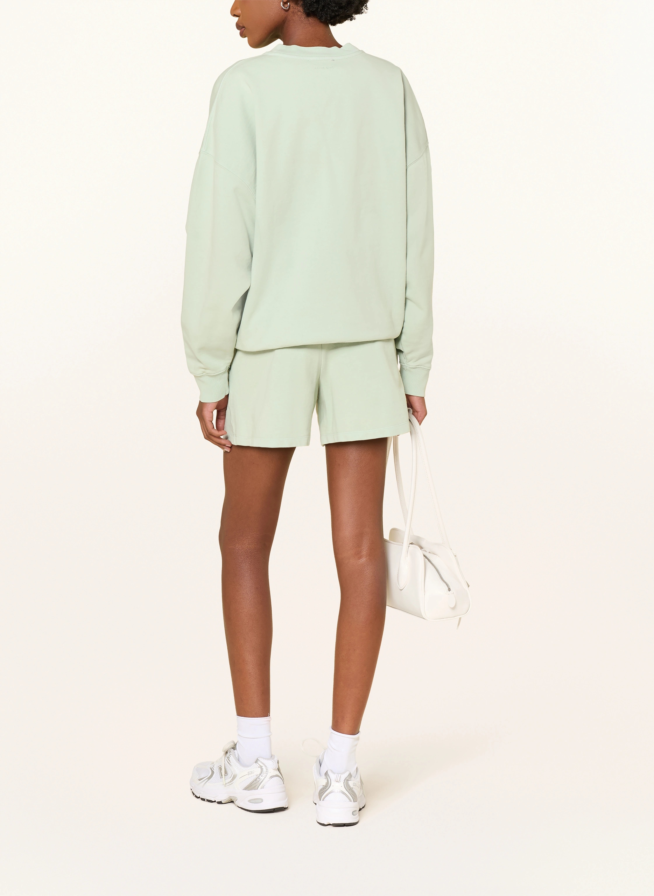 ANINE BING MILES Sweatshirt: LIGHT GREEN