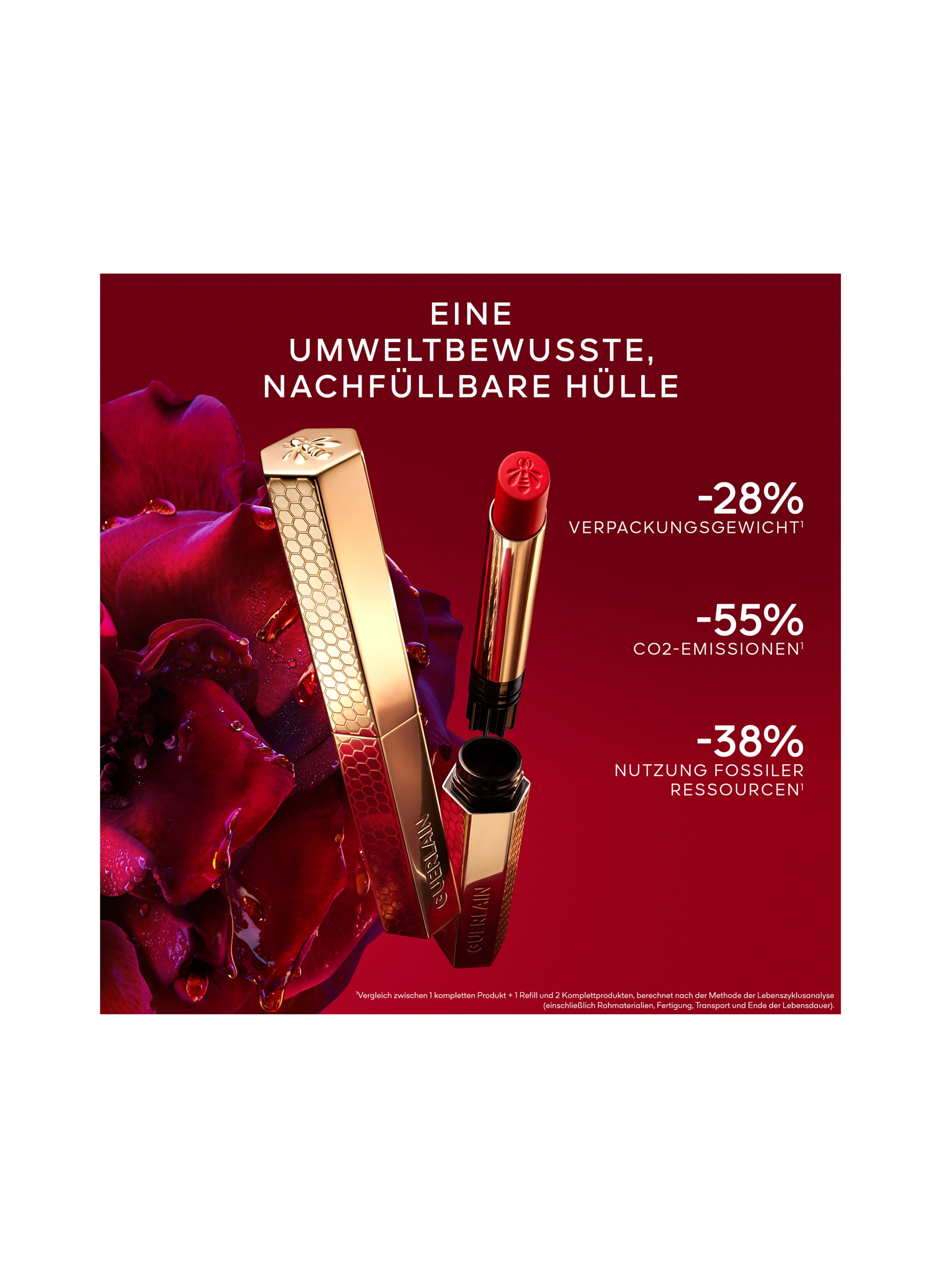 GUERLAIN KISSKISS REFILL: 559 RED BOUQUET