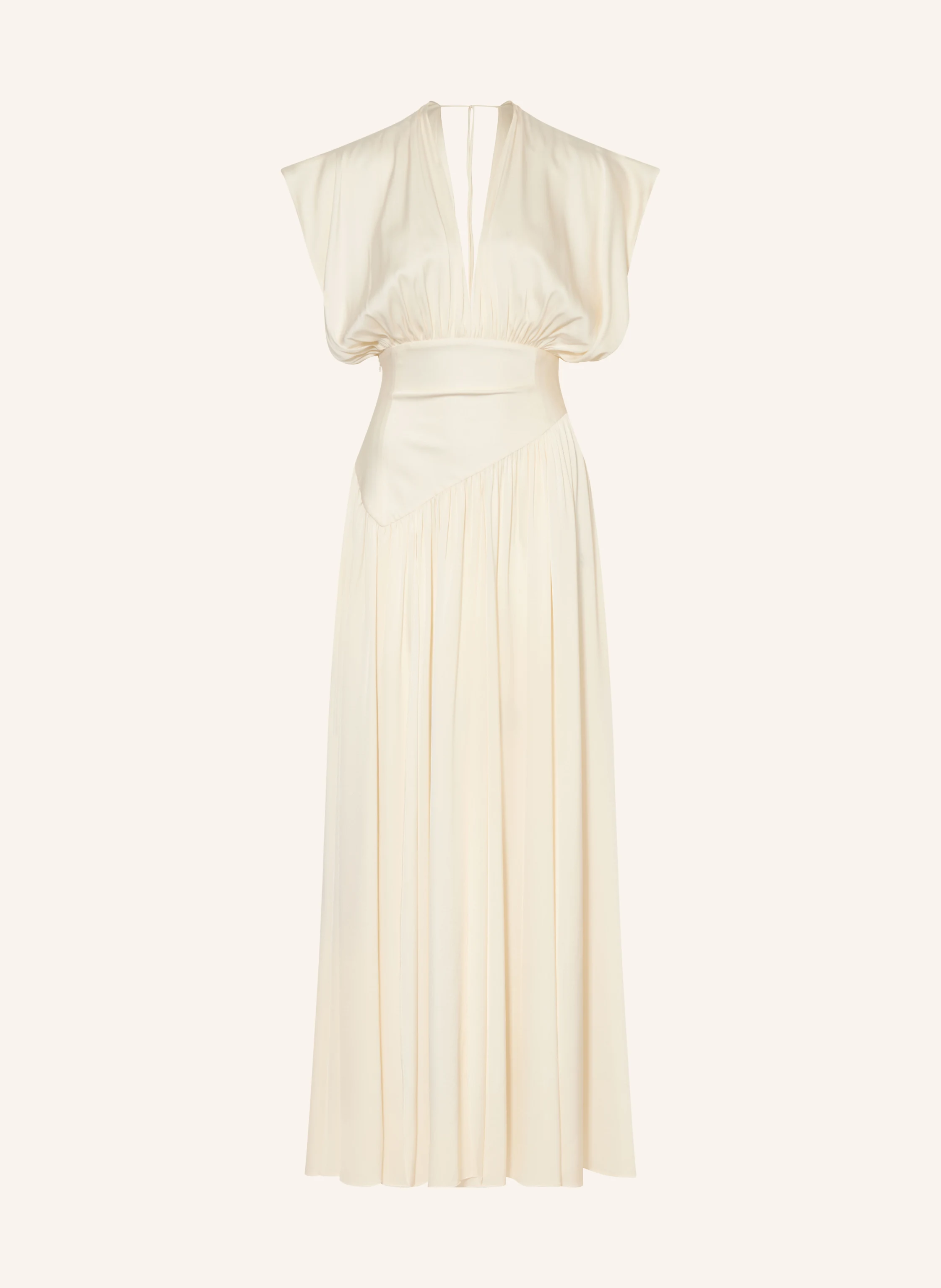 ARAKII Silk dress in ecru