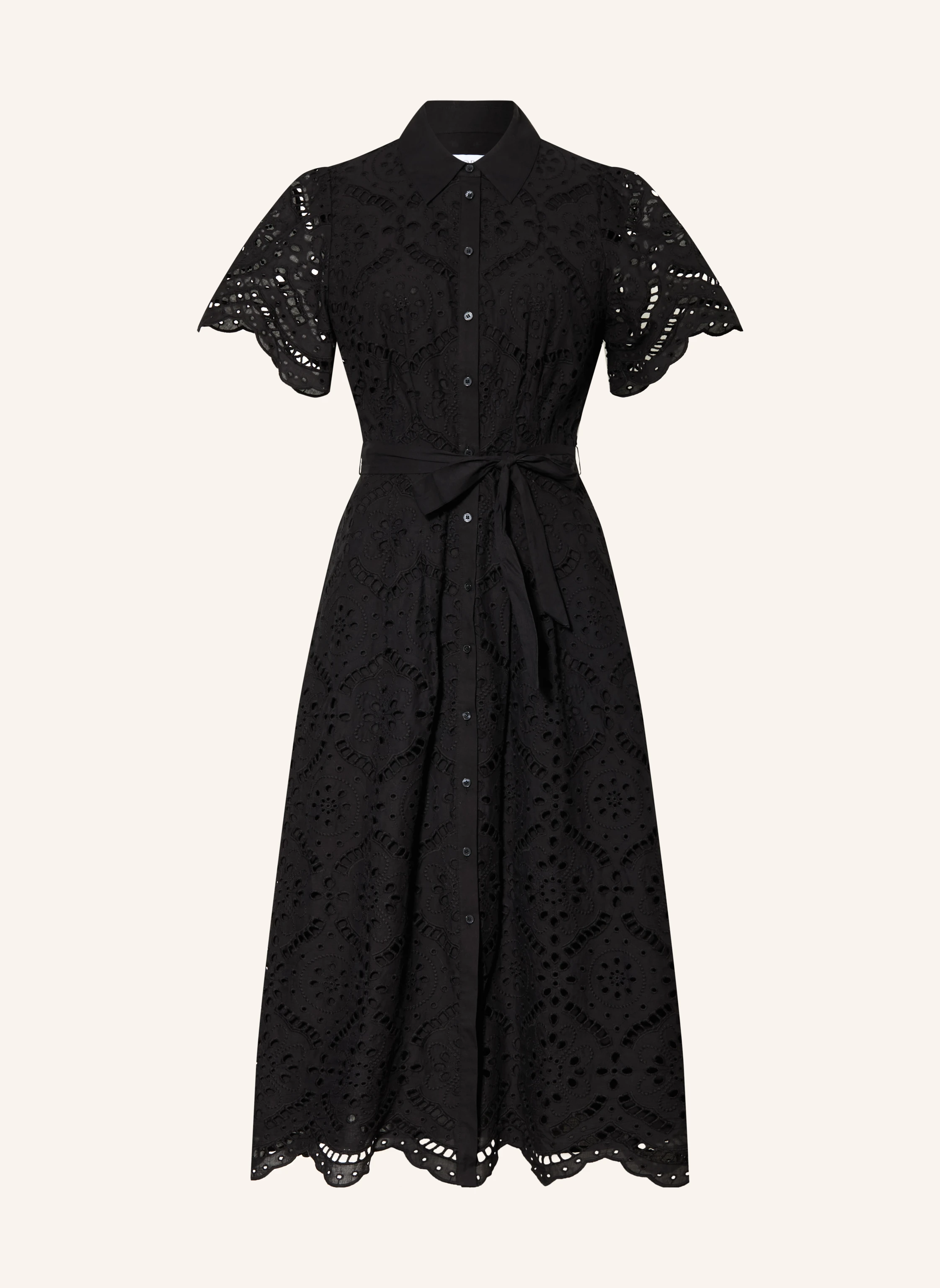 lace abaya dress Floral Embellished Abaya & Dress Set main image 1