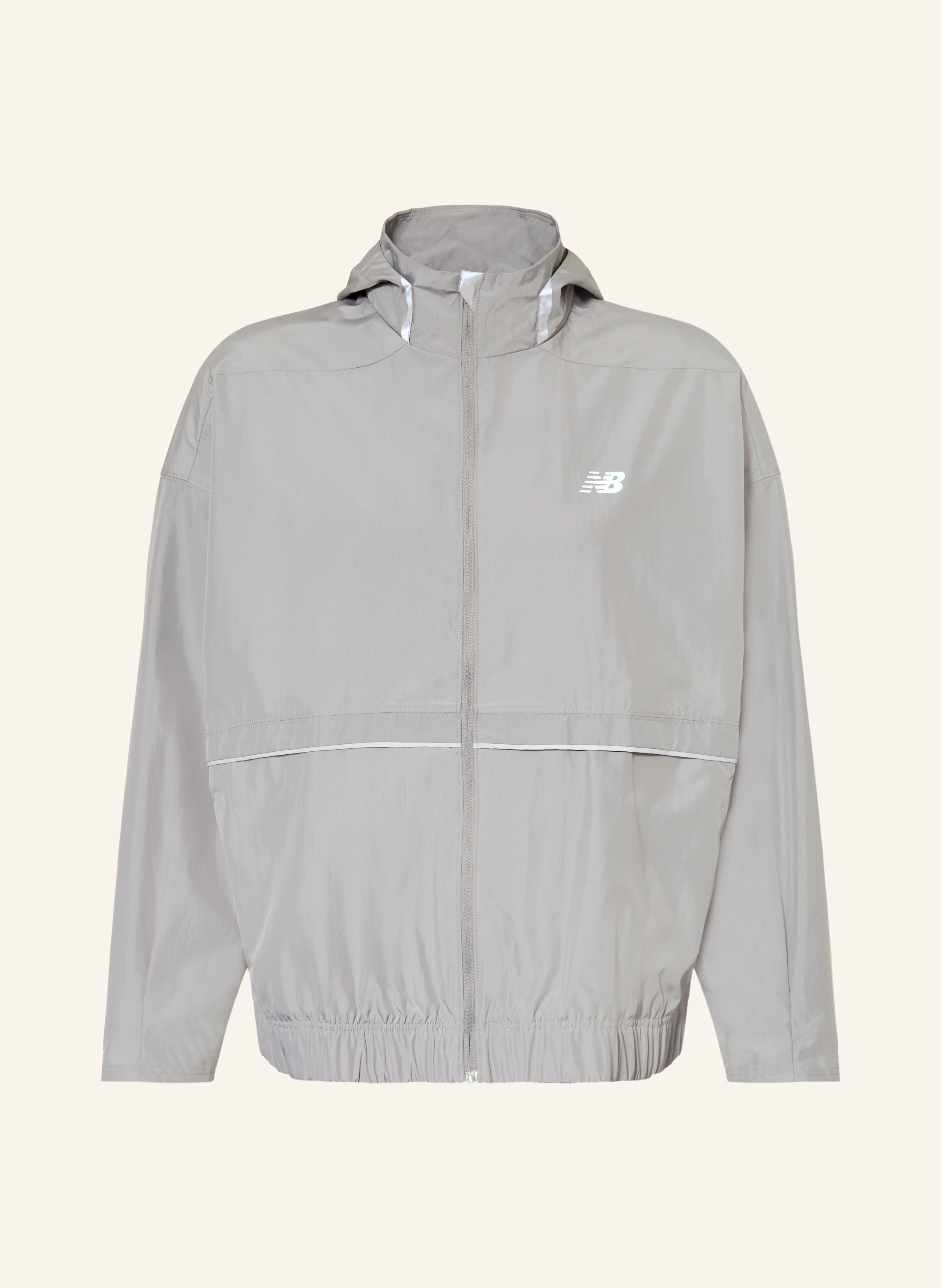 new balance ELUSIVE SHELL Training Jacket in gray