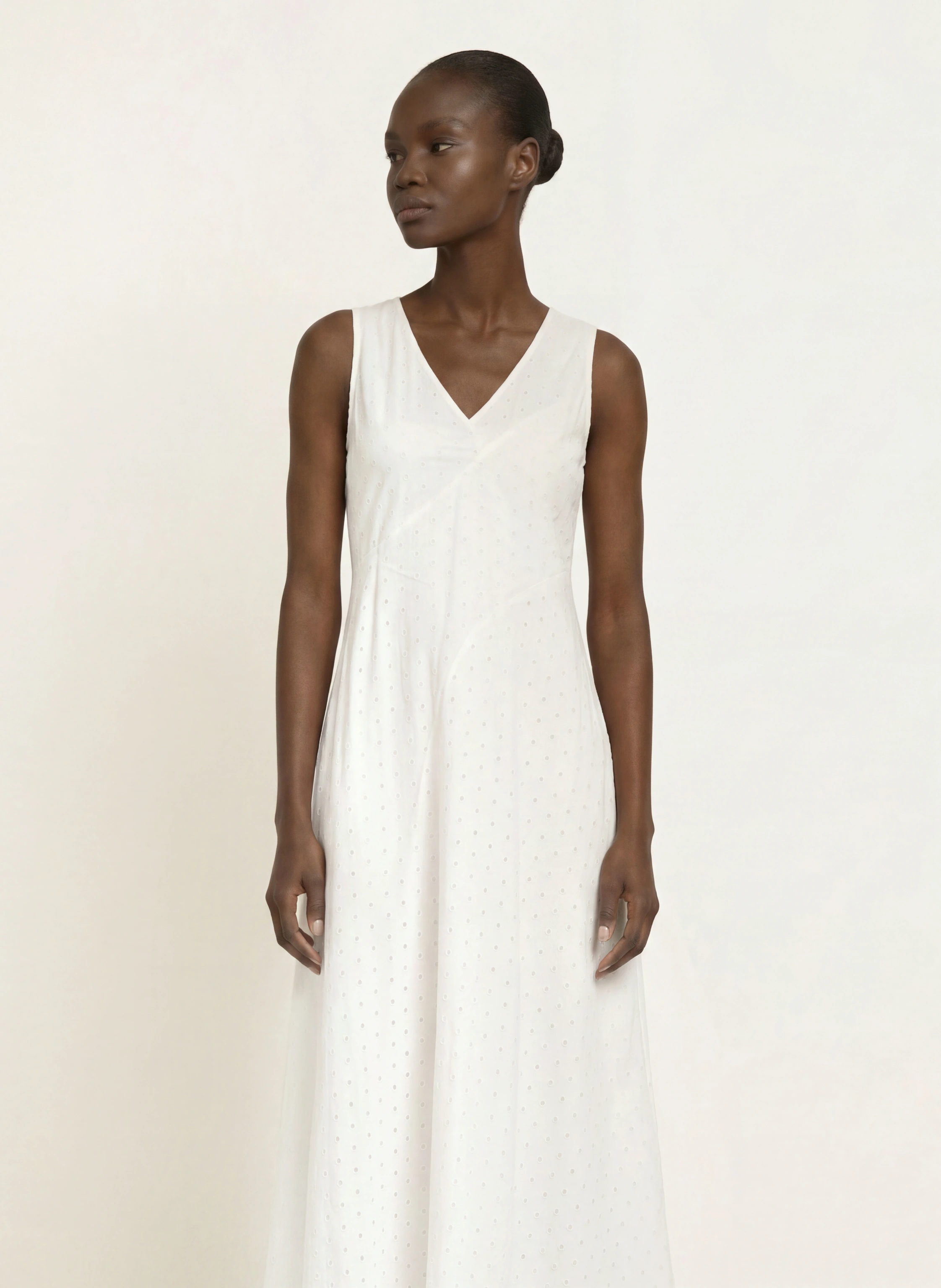 calvin klein white lace dress Calvin Klein Women's Sleeveless V-Neck Sheath Gown with Illusion Flounce Hem, White, 10 at Amazon Women's Clothing store