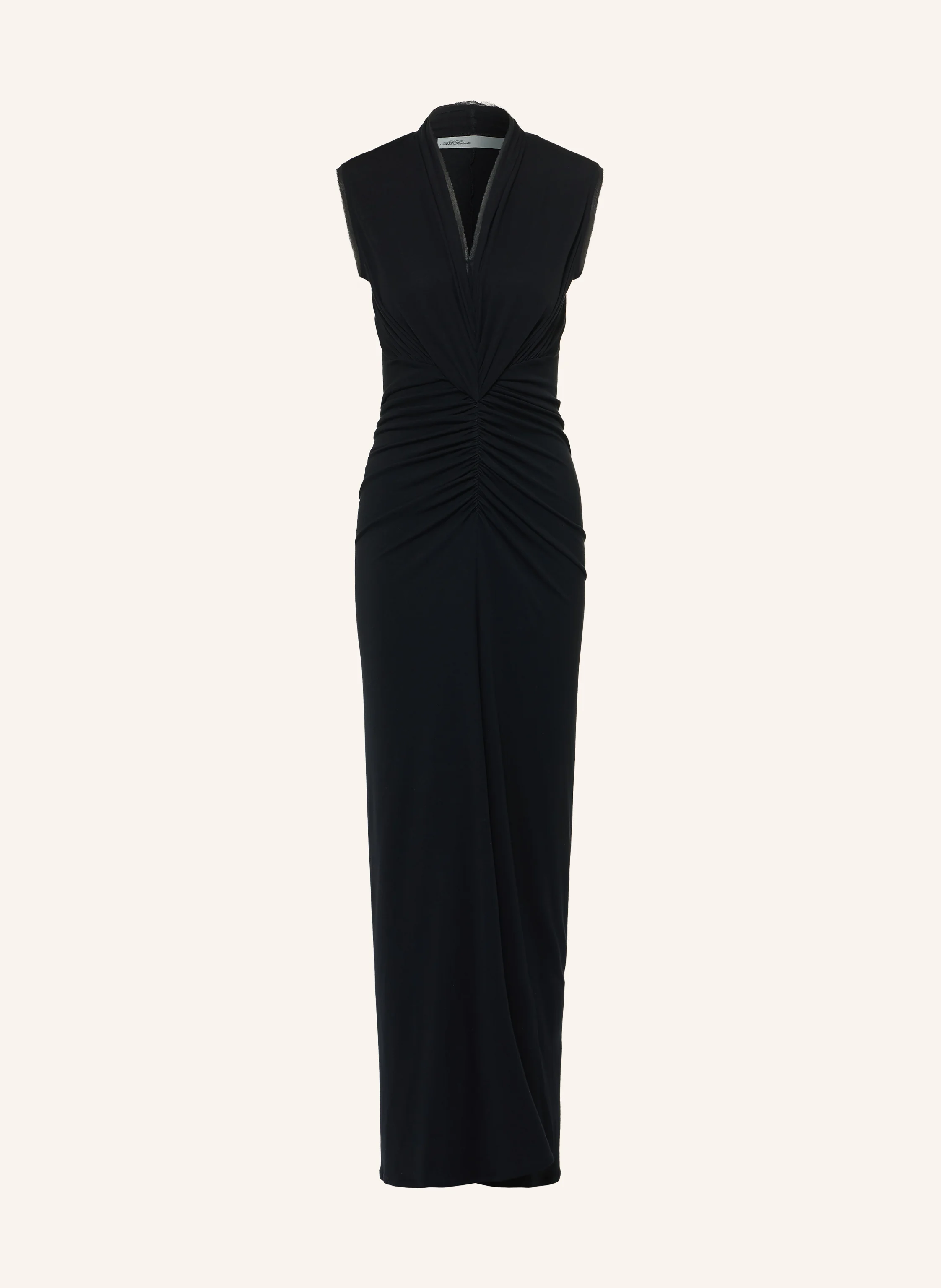 all saints jersey dress ALLSAINTS DARIYA in black this dress features a