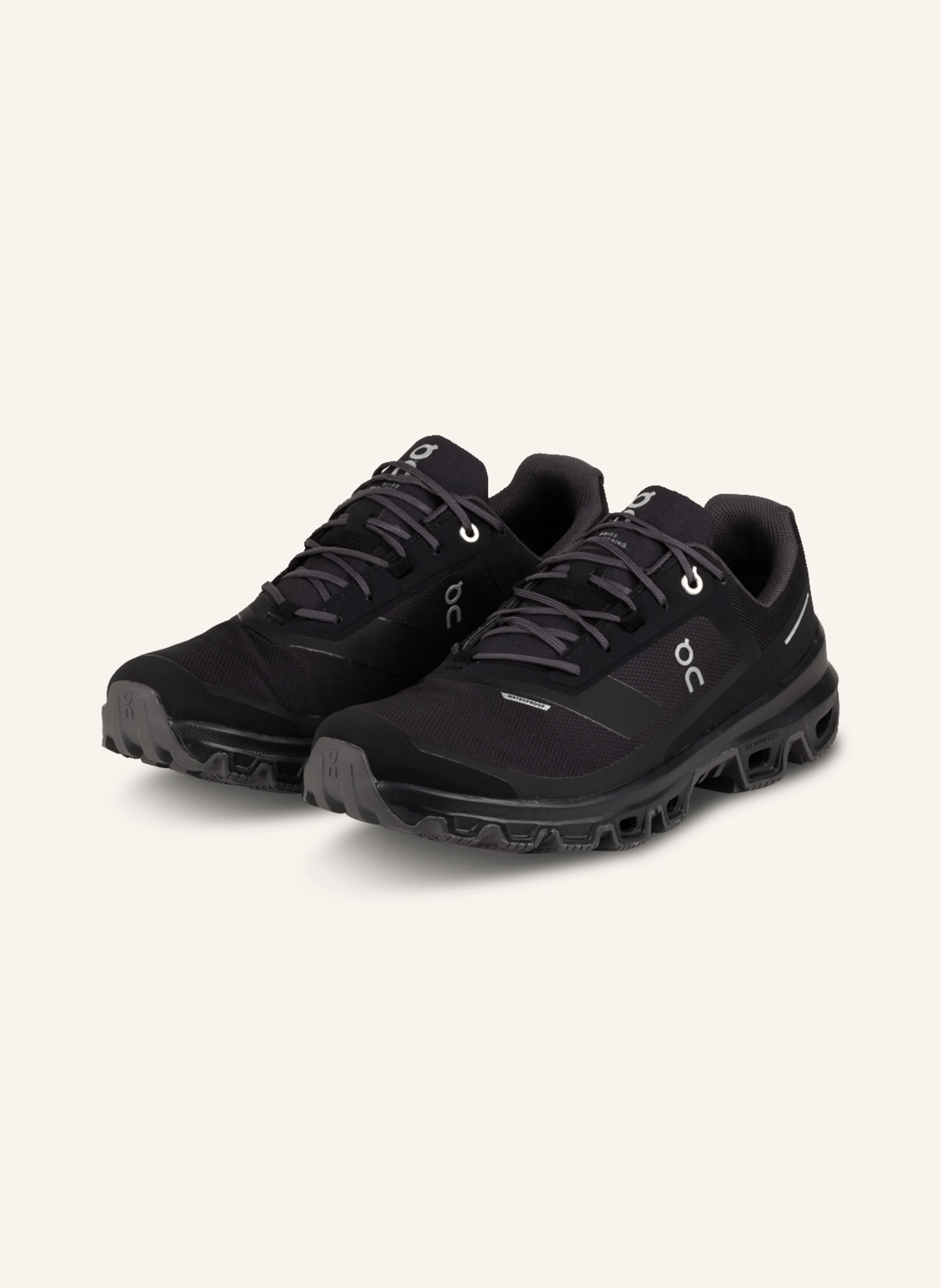On Cloud Cloudventure Waterproof Trail Running Shoe Black MEN’S SIZE 9M Women main image 3