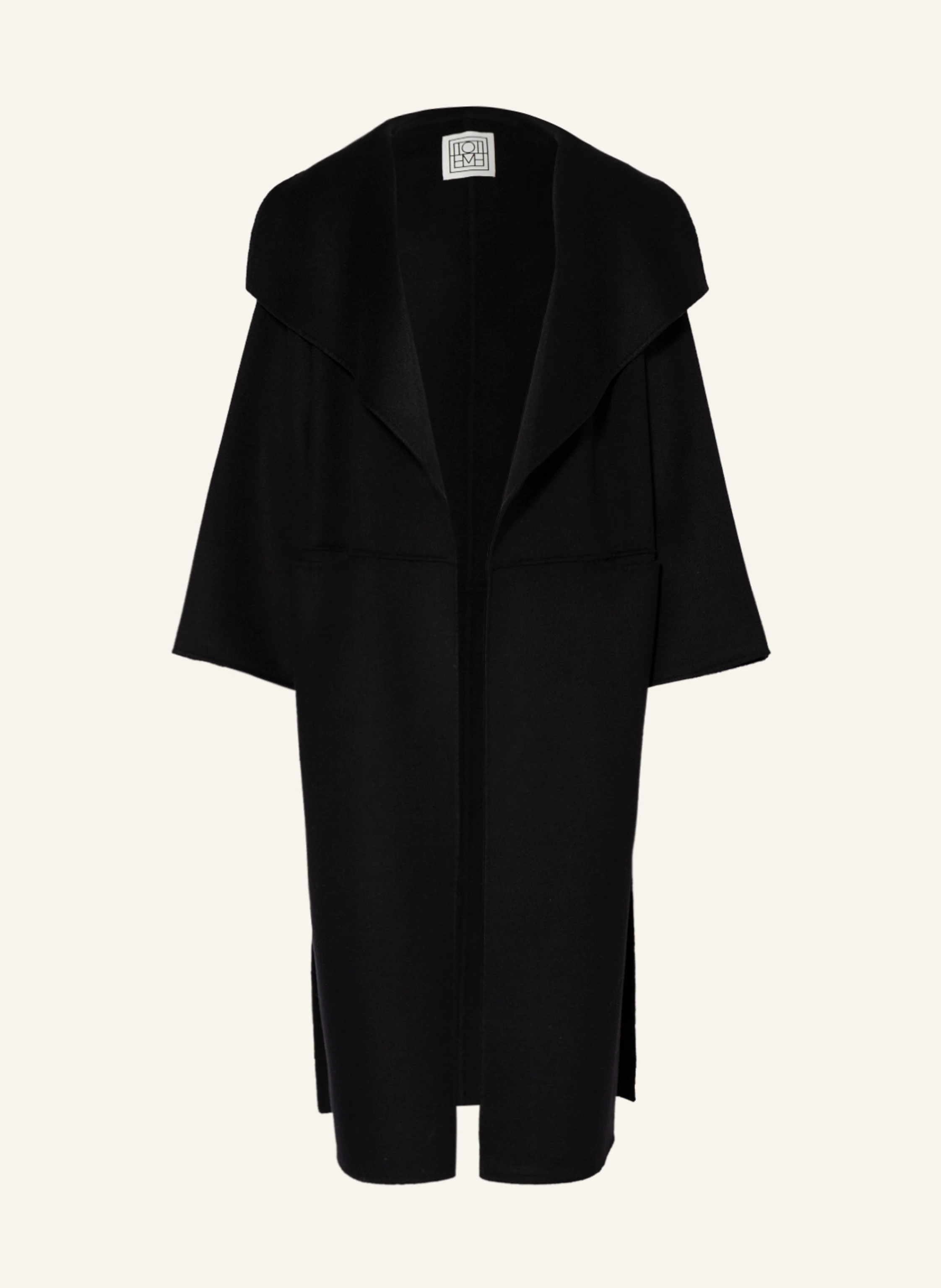 TOTEME Wool coat in black