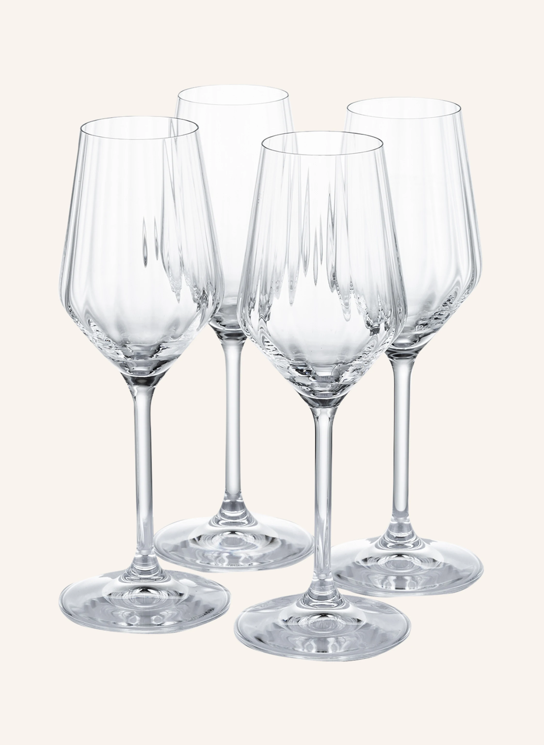 SPIEGELAU 4er-Set Champagnergläser Volumen: 310 ml in weiss