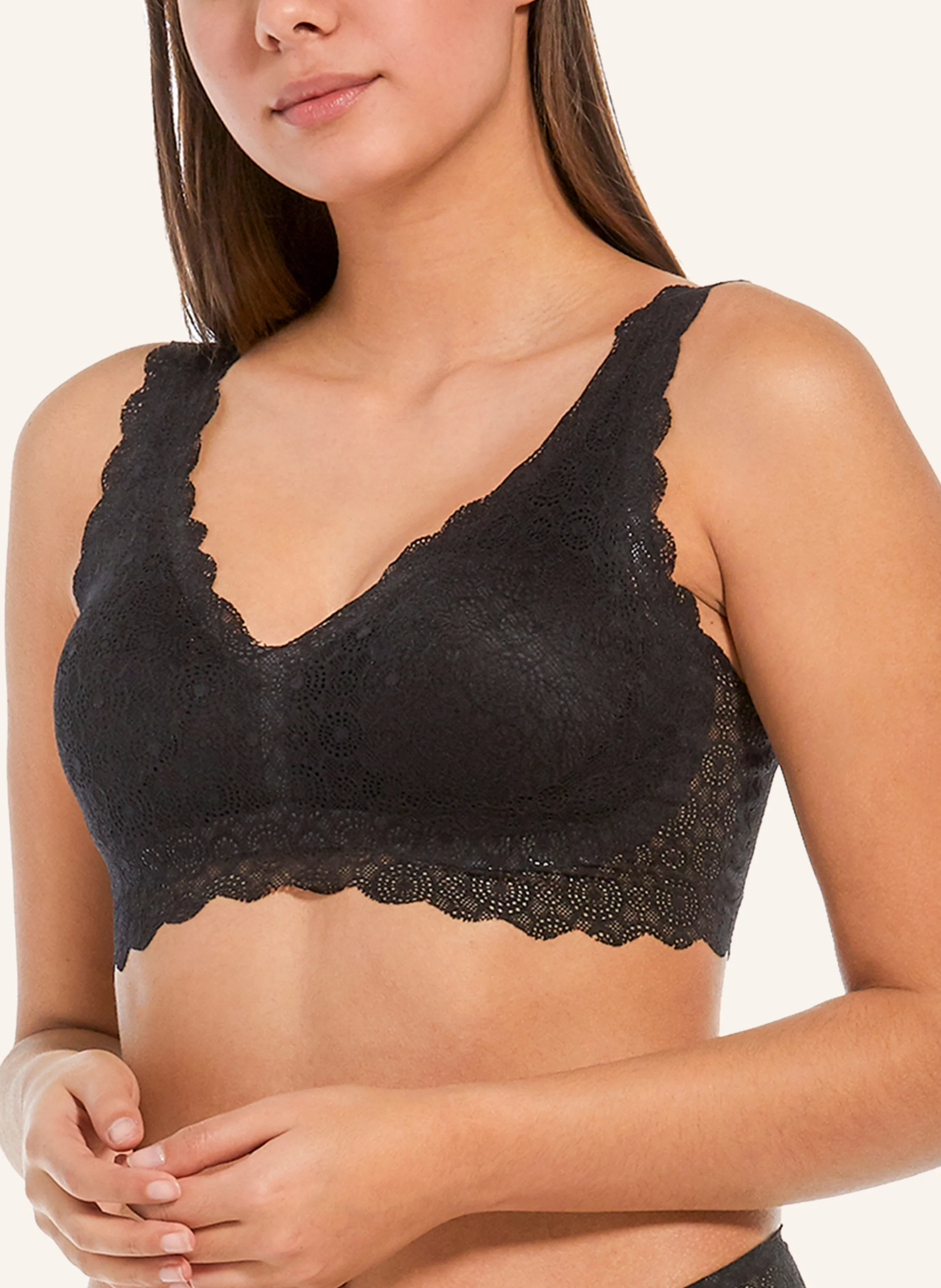 MAGIC Bodyfashion Bustier DREAM BRA LACE: SORT