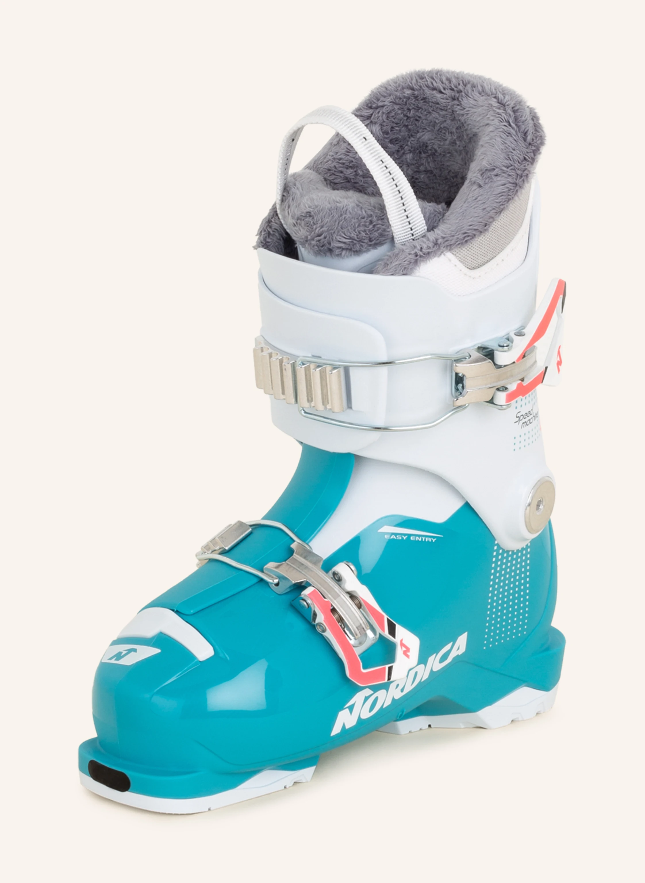 NORDICA Skischuhe SPEEDMACHINE J2 in türkis / weiss / rosa