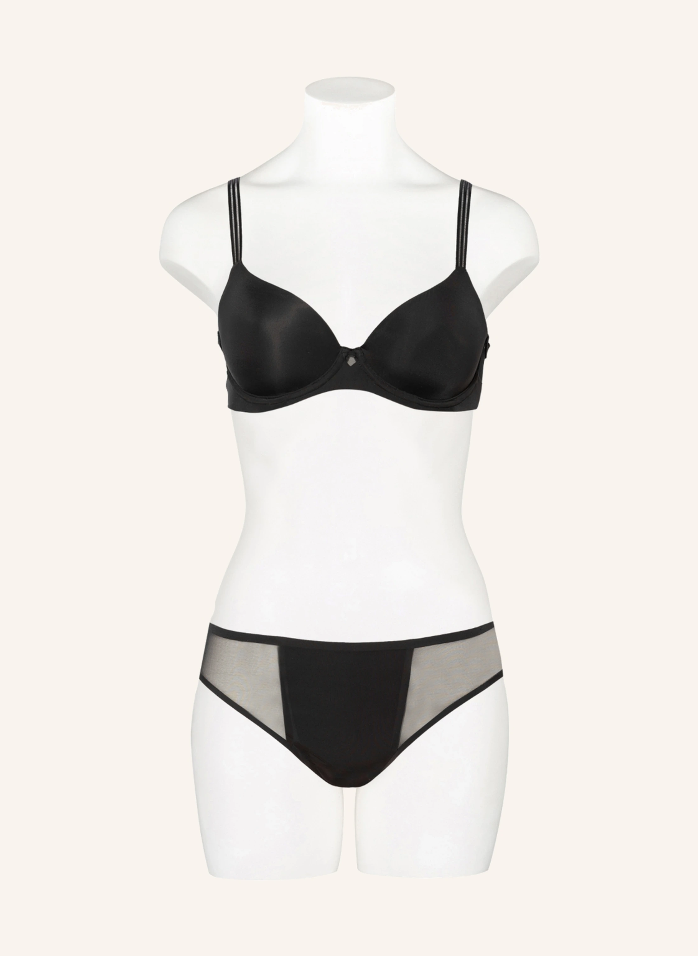 MARIE JO LOUIE molded bra: BLACK