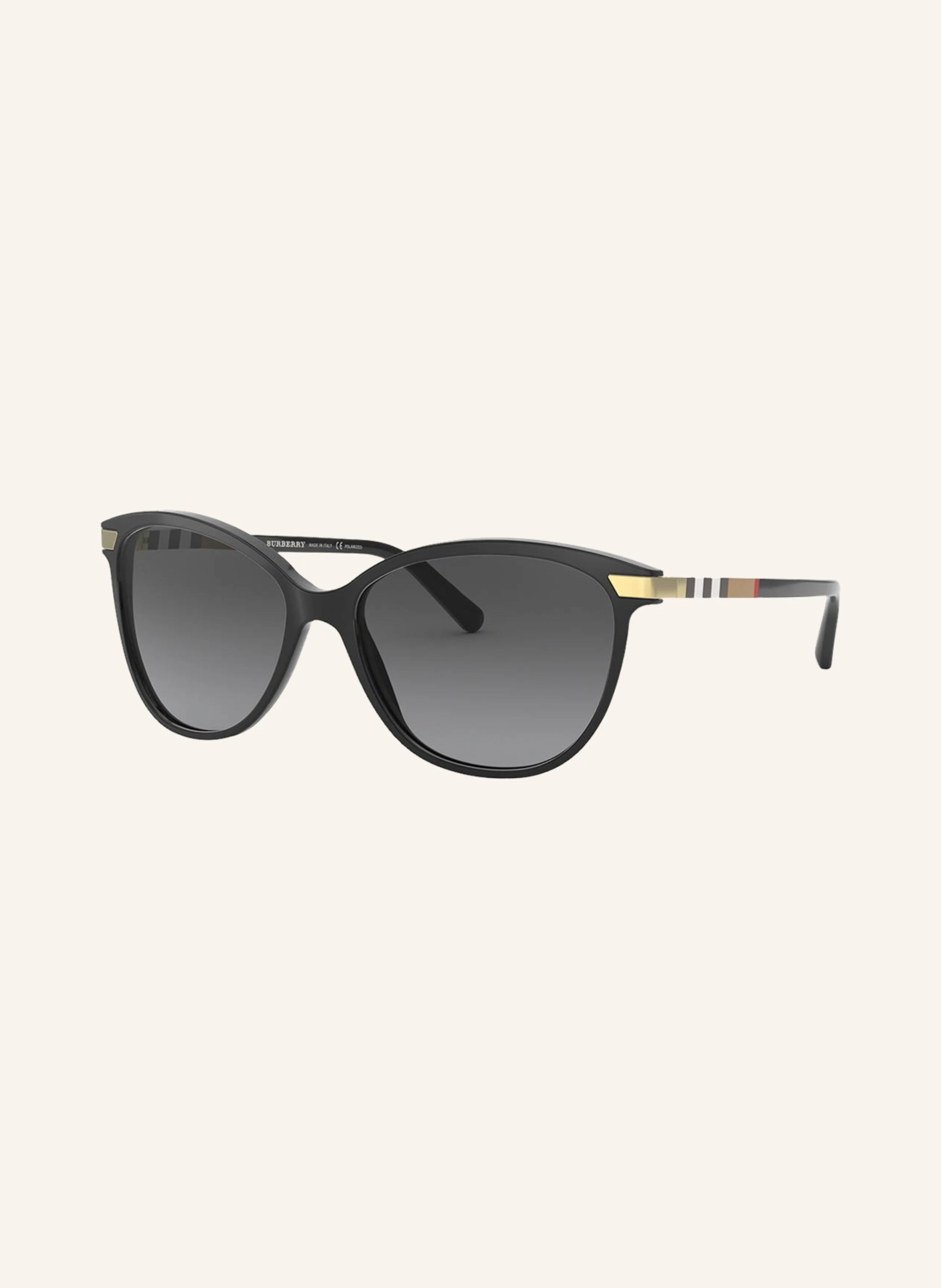 BURBERRY Ochelari de soare BE4216: 3001T3 - NEGRU/ GRIS DEGRADAT