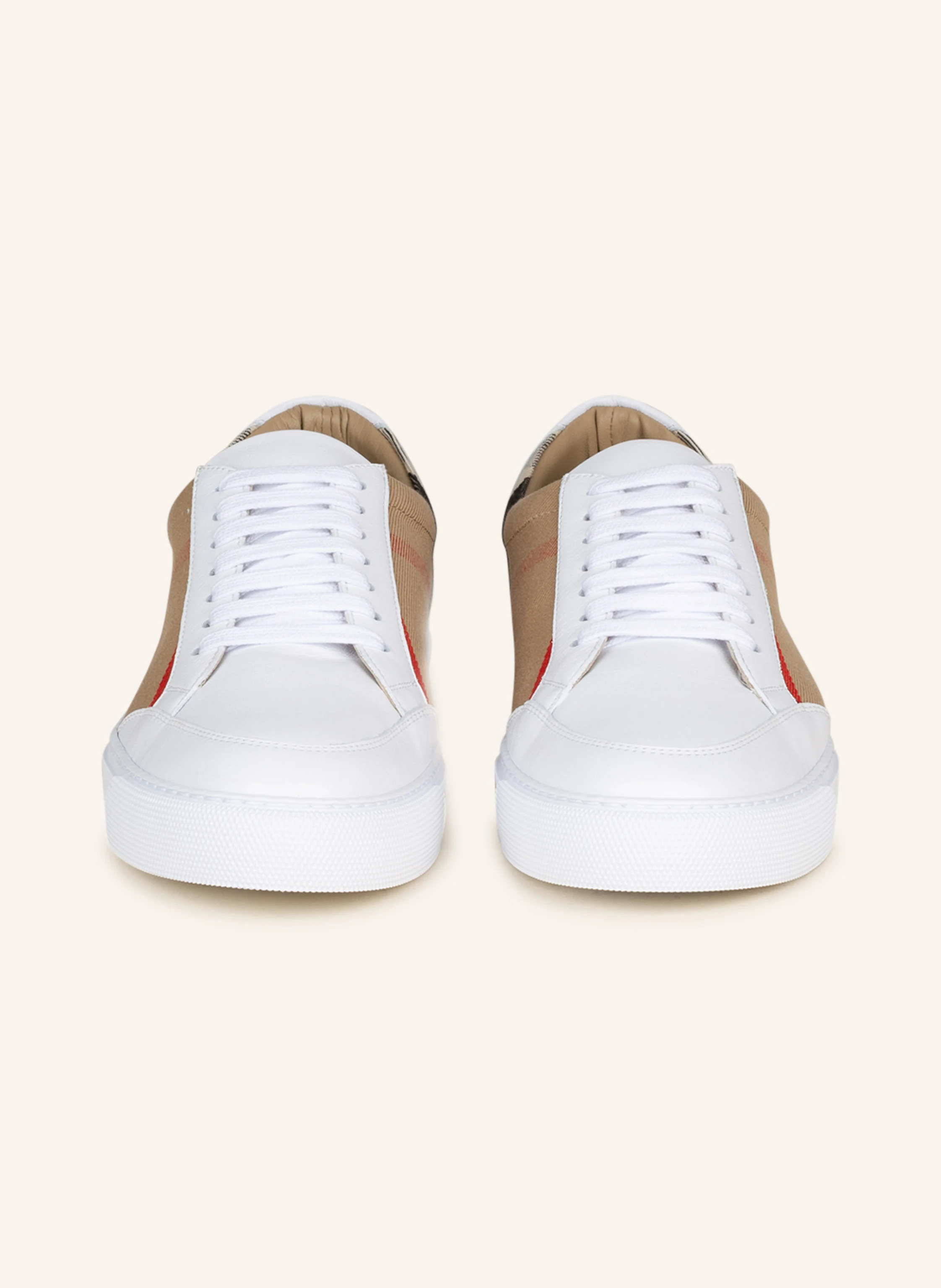 スニーカー BURBERRY NEW SALMOND SNEAKERS AUTHENTIC Burberry New Salmond Check Leather Sneakers Size 9