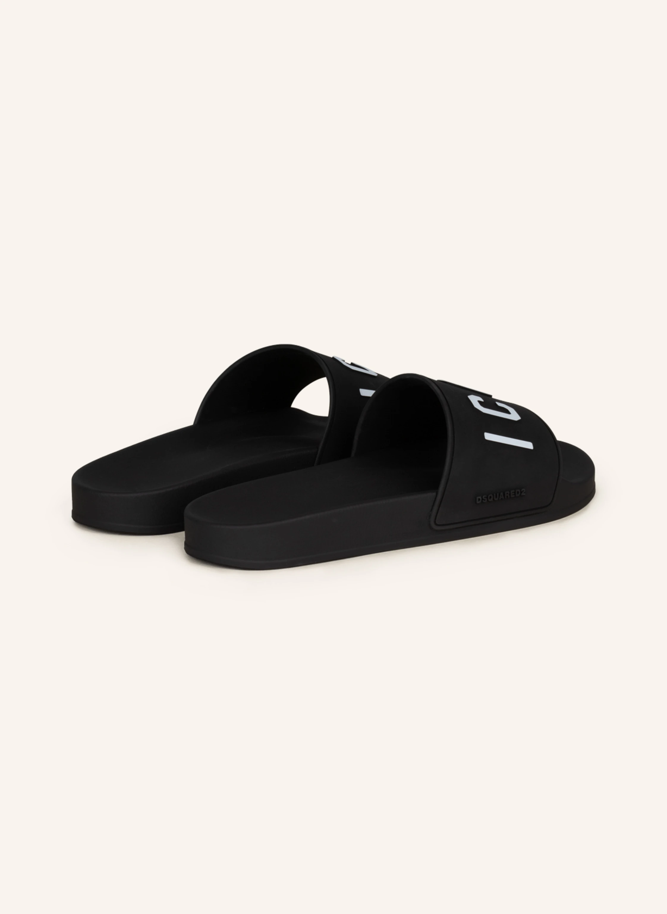 DSQUARED2 Slides ICON in black/ white