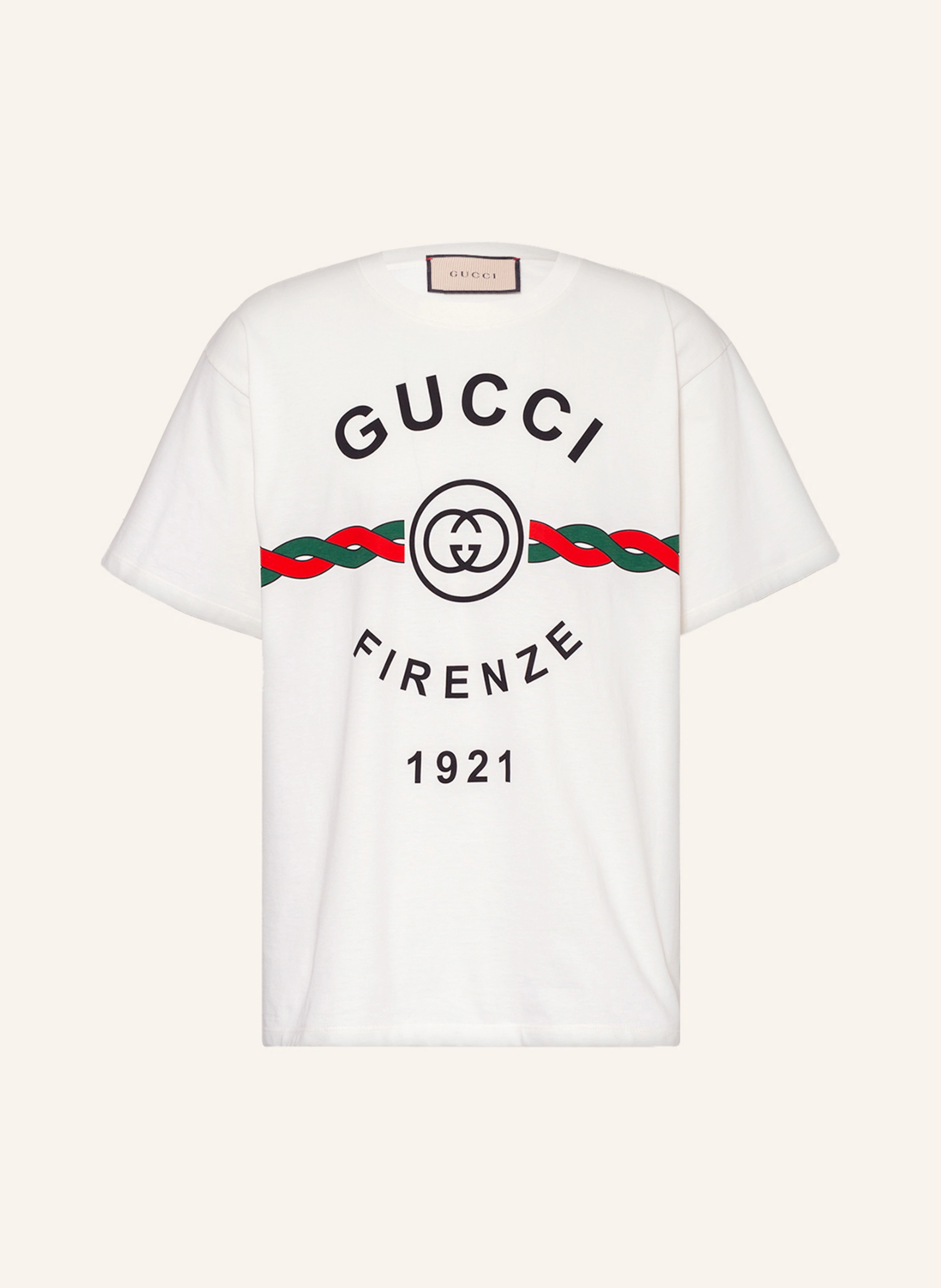 GUCCI T-shirt kolor ecru