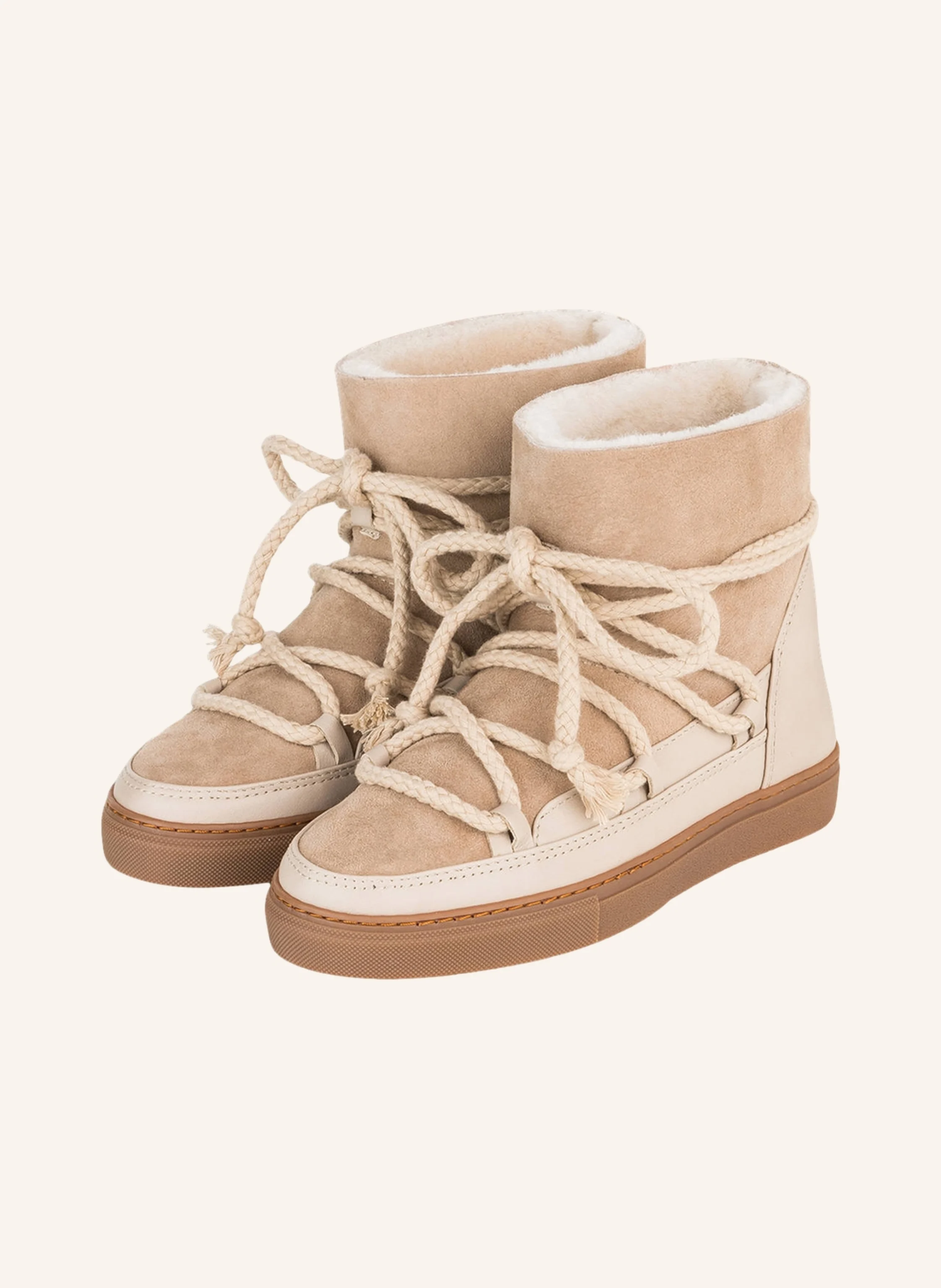 INUIKII Boots gefüttert in beige